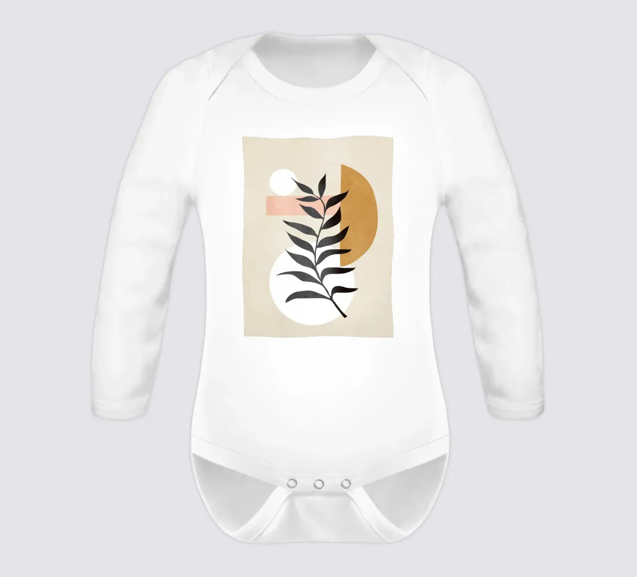 Minimal Abstract Shapes 16 body neonato maniche lunghe da Nadjaa
