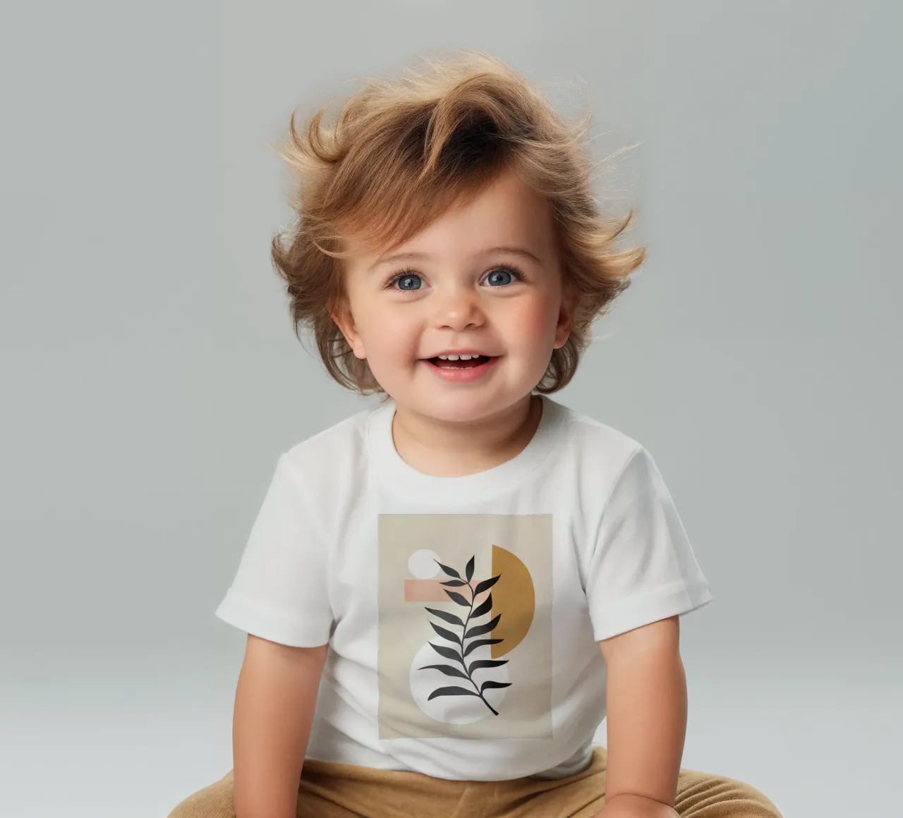 Minimal Abstract Shapes 16 baby t-shirt by Nadjaa