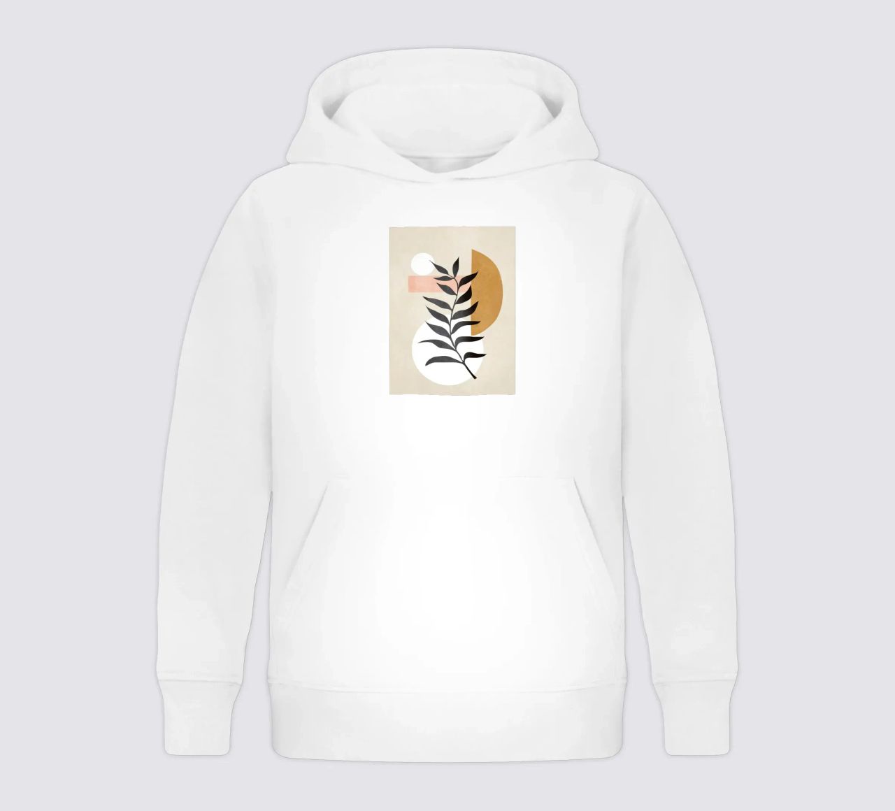 Minimal Abstract Shapes 16 felpa bambino con cappuccio da Nadjaa