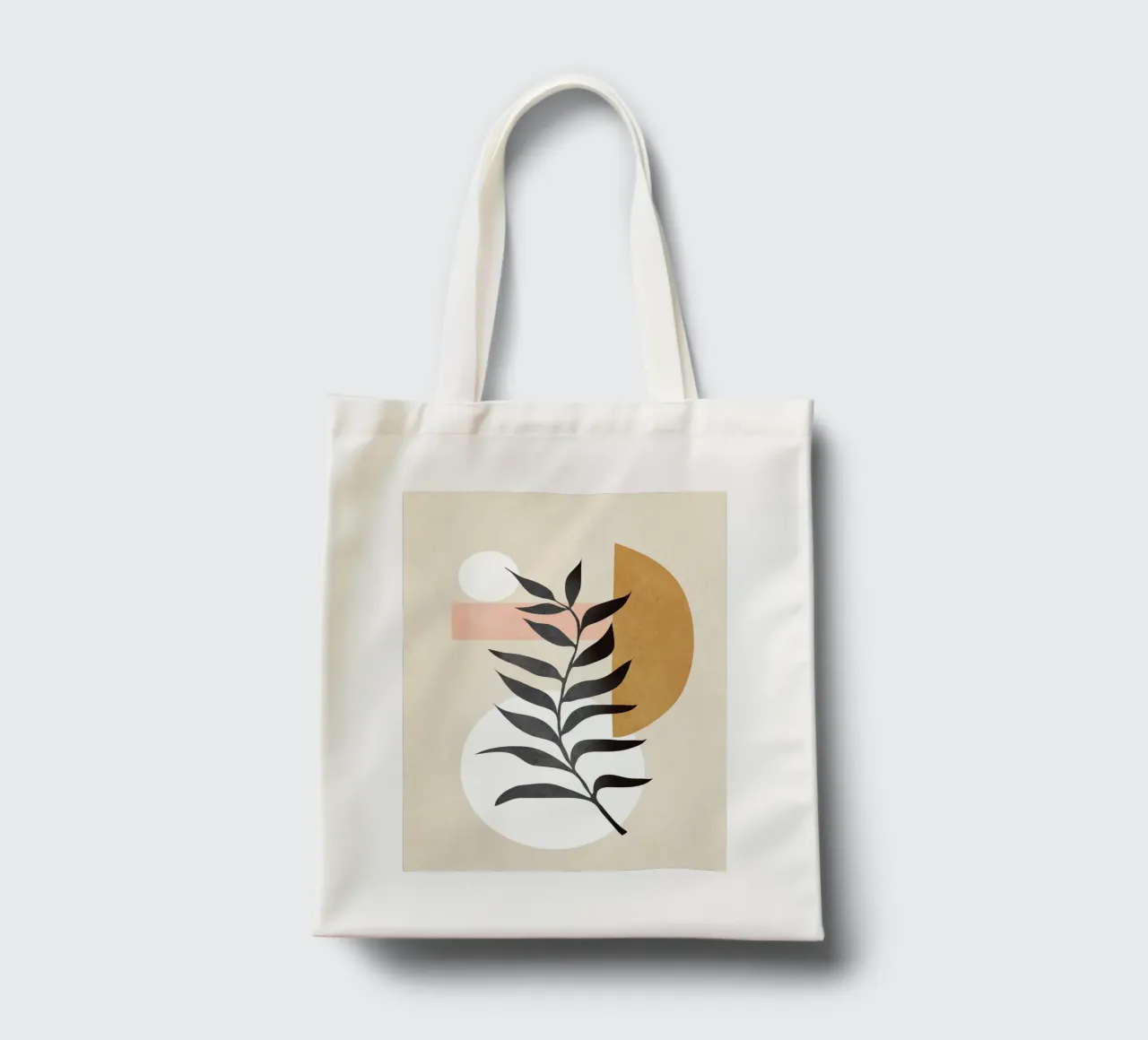 Minimal Abstract Shapes 16 borsa in juta da Nadjaa