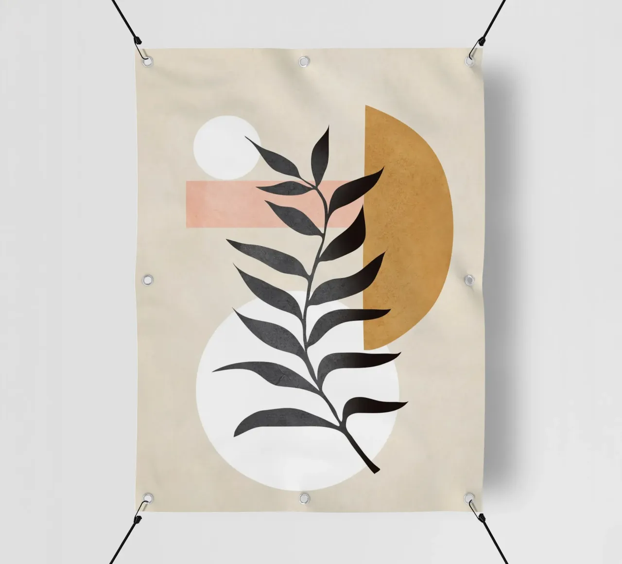 Minimal Abstract Shapes 16 PVC Plane von Nadjaa