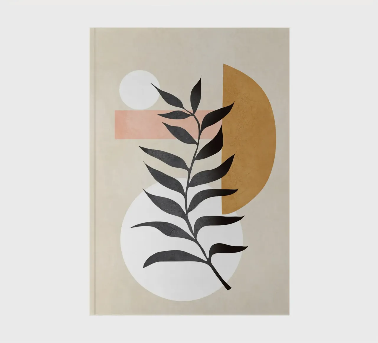 Minimal Abstract Shapes 16 Notizbuch von Nadjaa