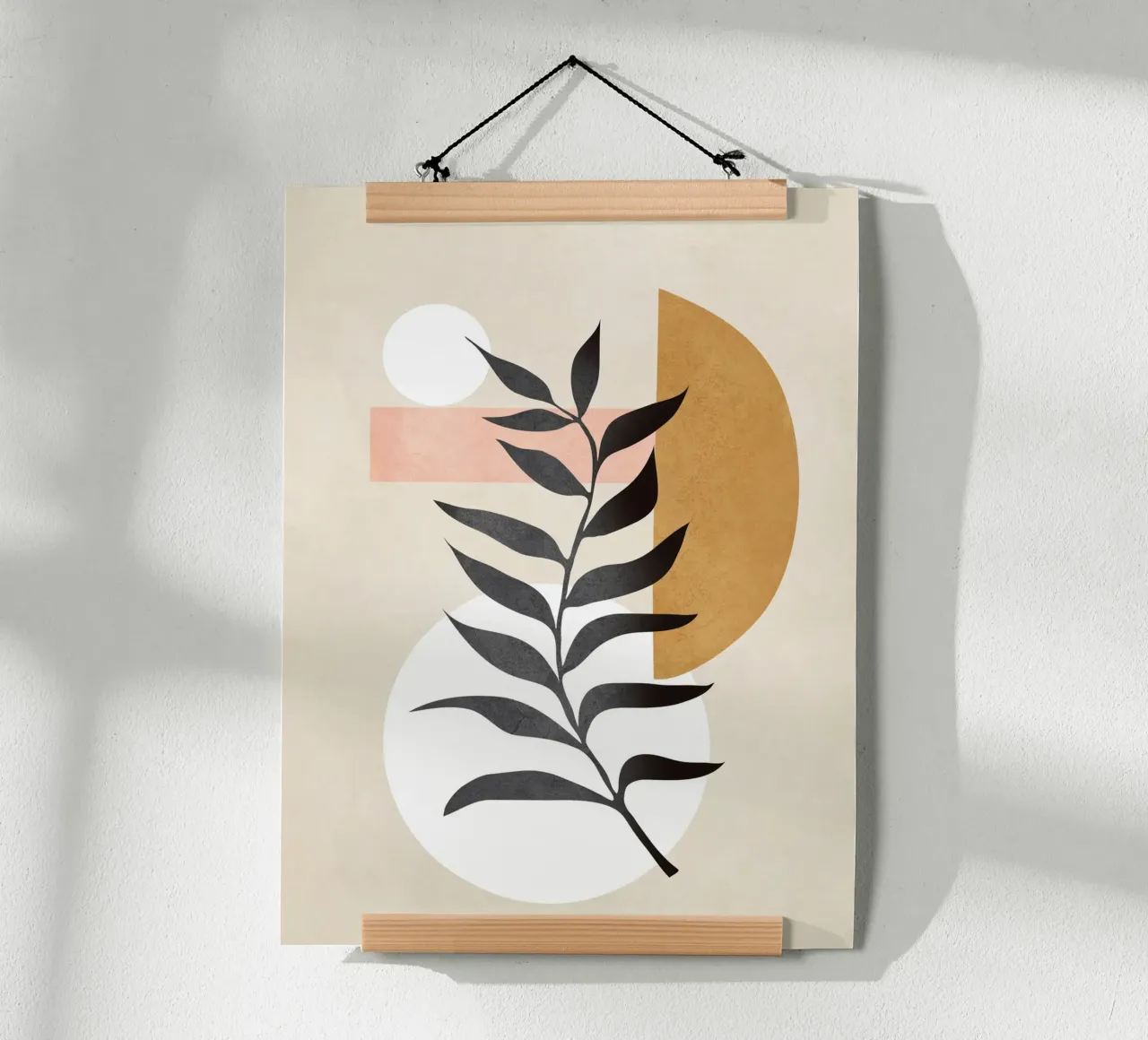 Minimal Abstract Shapes 16 hahnemühle by Nadjaa