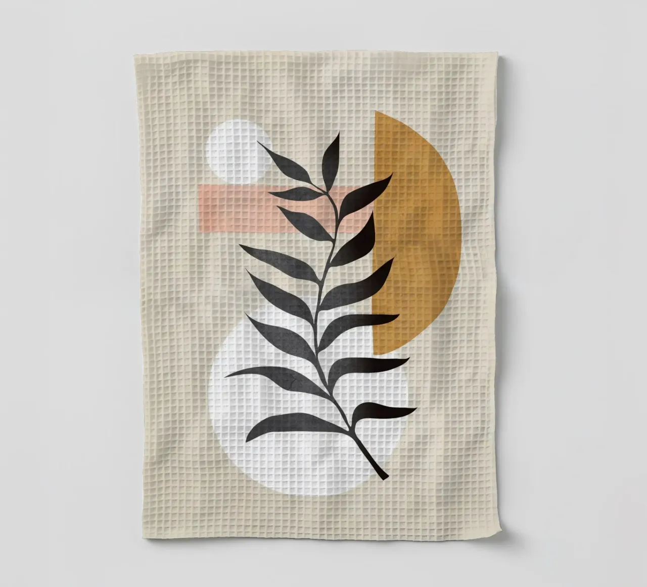 Minimal Abstract Shapes 16 Geschirrtuch von Nadjaa