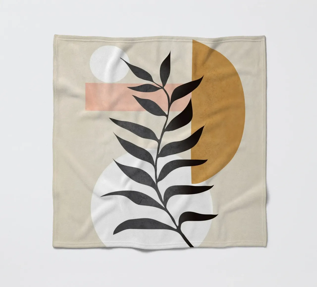 Minimal Abstract Shapes 16 Fleecedecke von Nadjaa