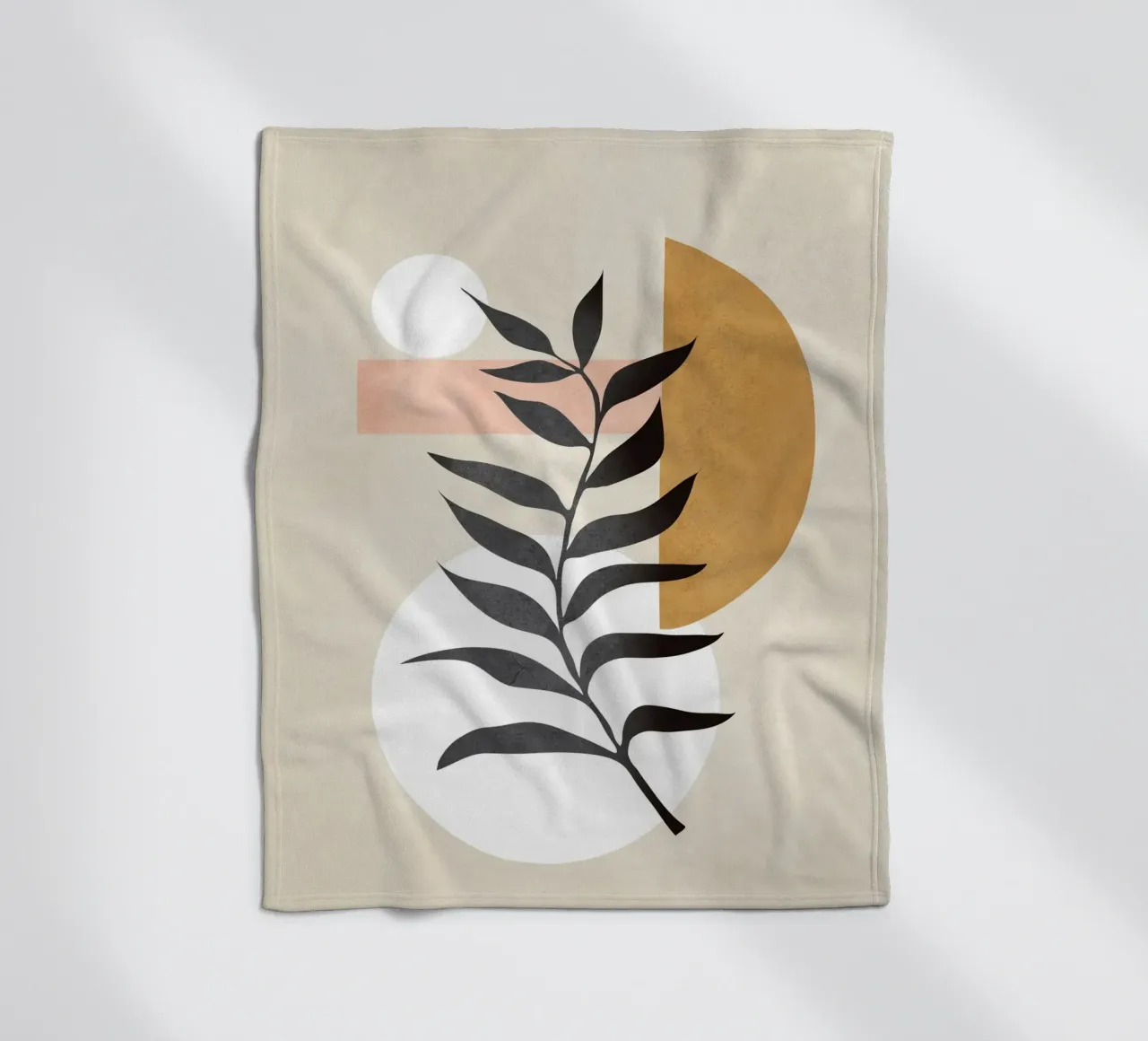 Minimal Abstract Shapes 16 coperta in pile da Nadjaa