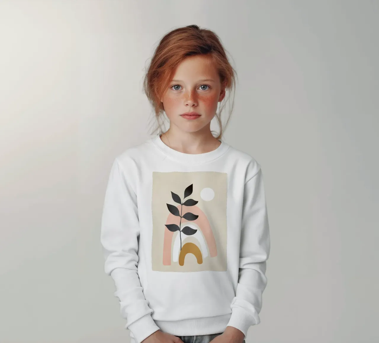 Minimal Abstract Shapes 17 sudadera para niño de Nadjaa