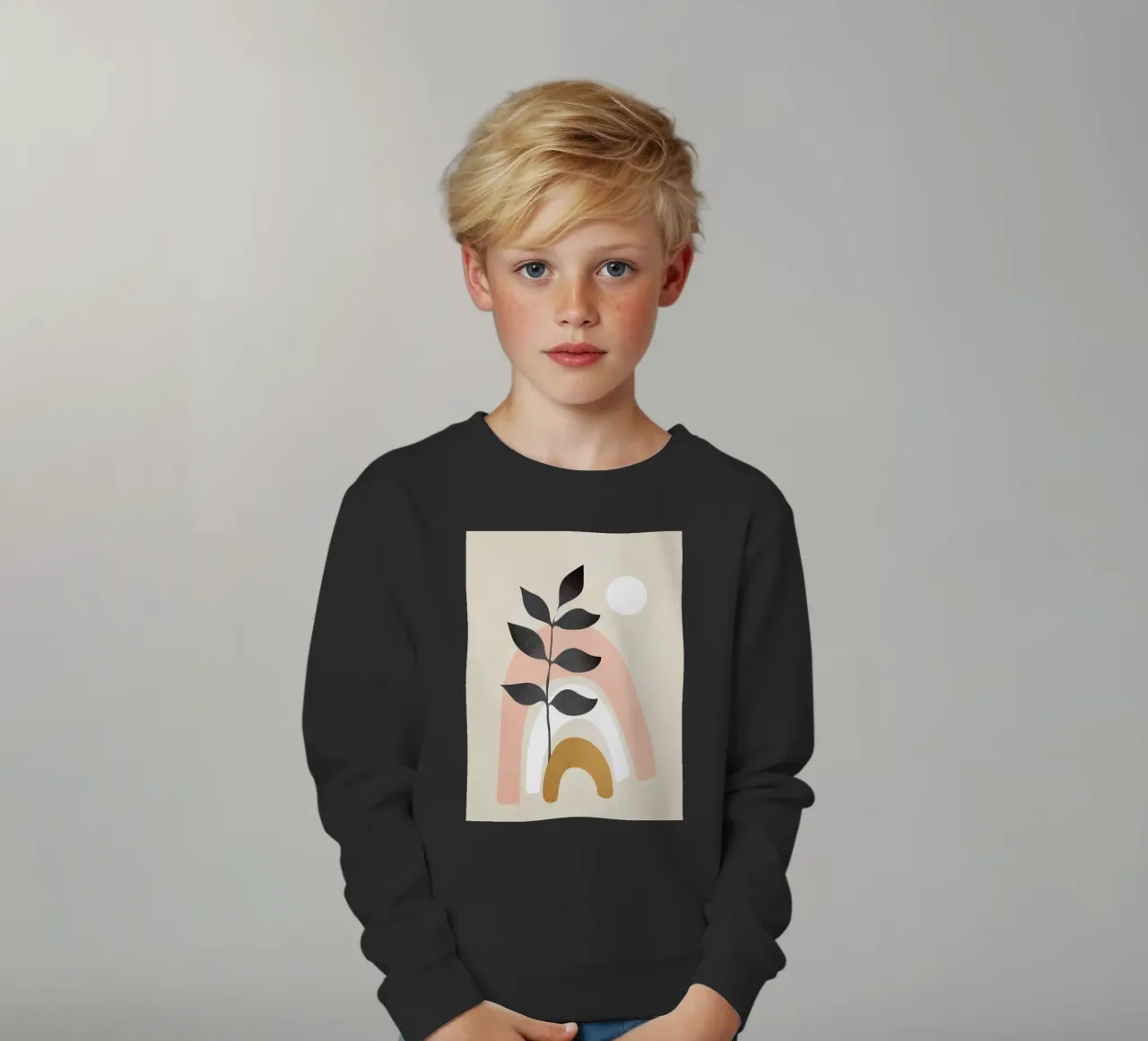 Minimal Abstract Shapes 17 felpa bambino da Nadjaa