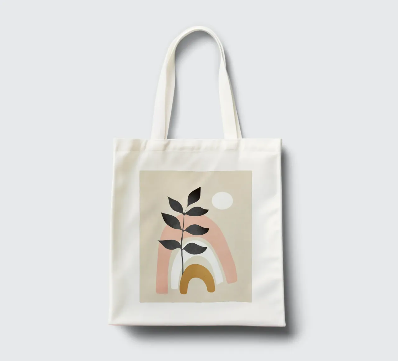 Minimal Abstract Shapes 17 borsa in juta da Nadjaa