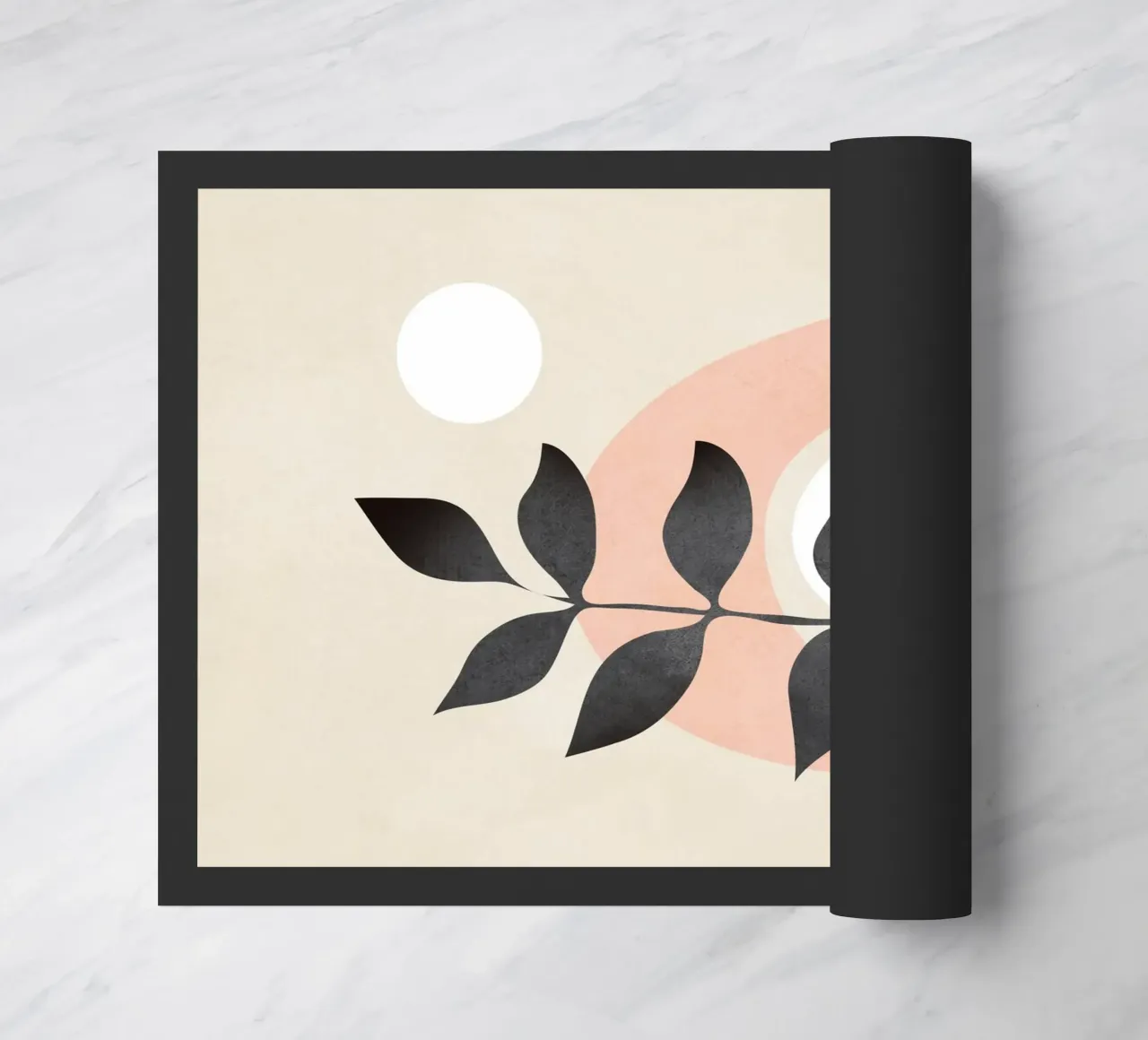 Minimal Abstract Shapes 17 Fußmatte von Nadjaa