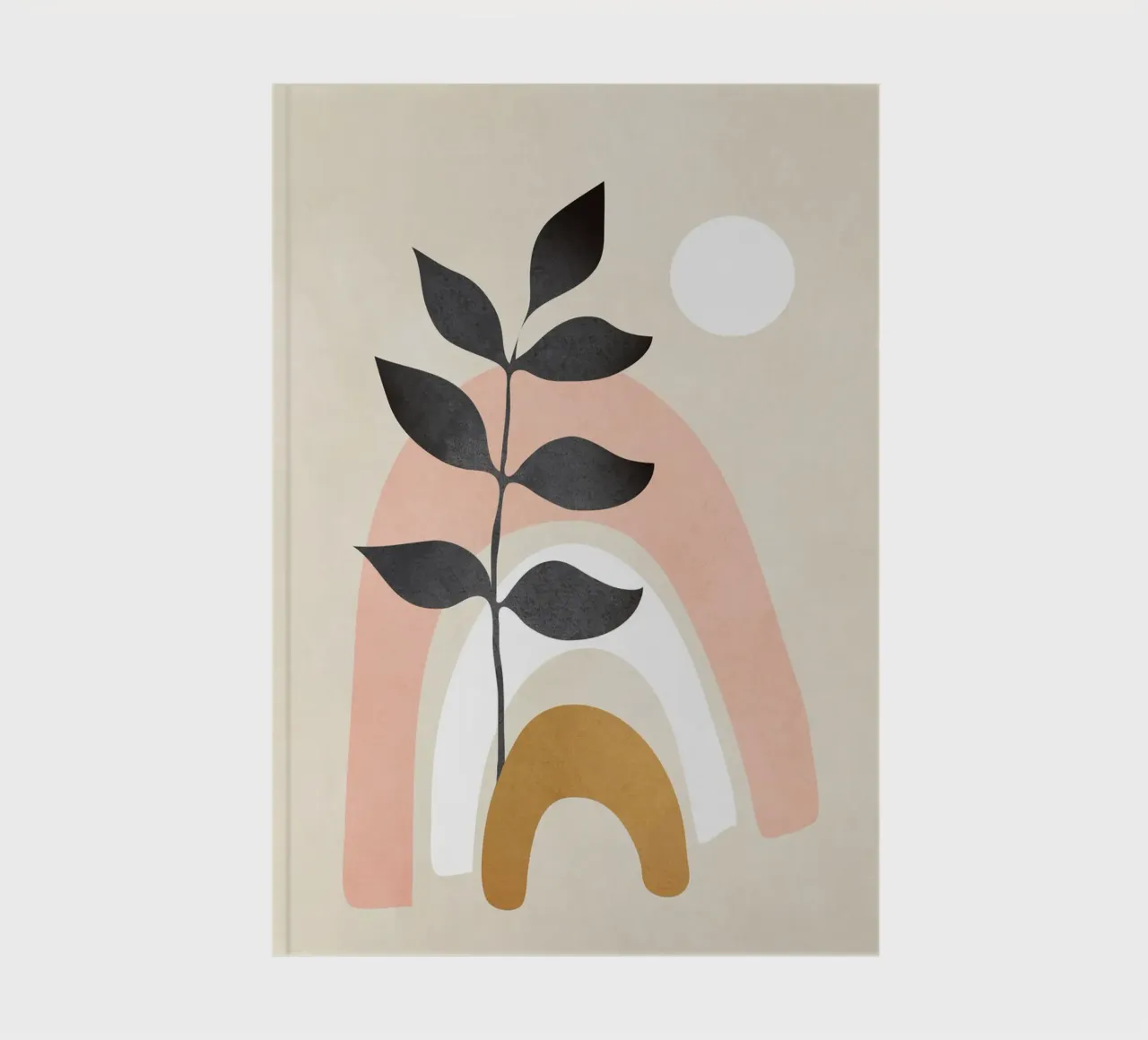 Minimal Abstract Shapes 17 notebook by Nadjaa