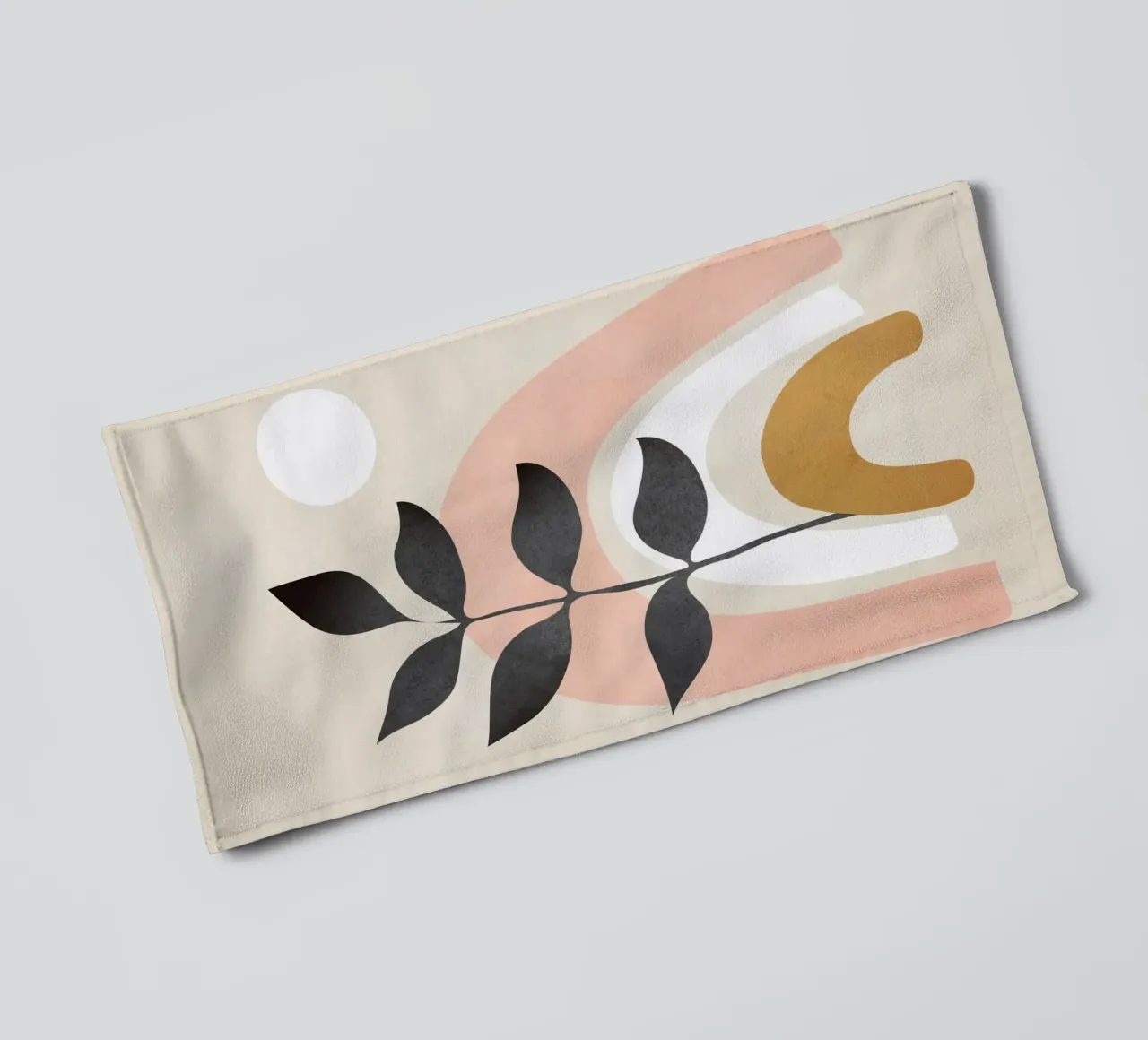 Minimal Abstract Shapes 17 asciugamano da bagno da Nadjaa