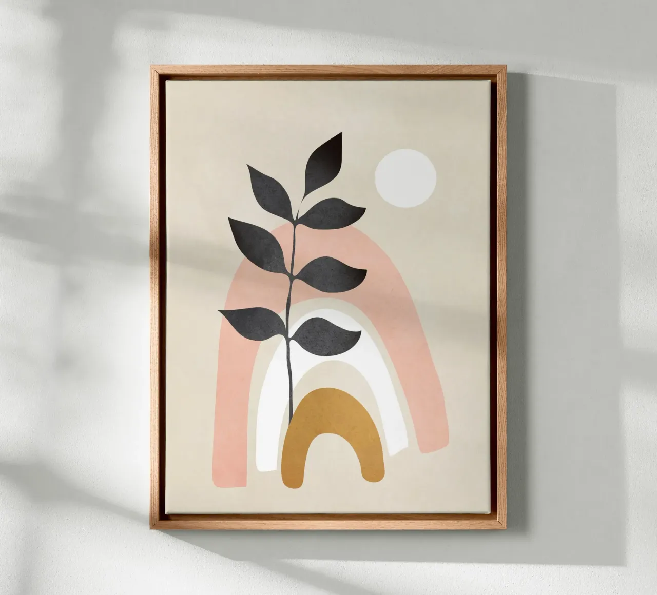 Minimal Abstract Shapes 17 tela da Nadjaa