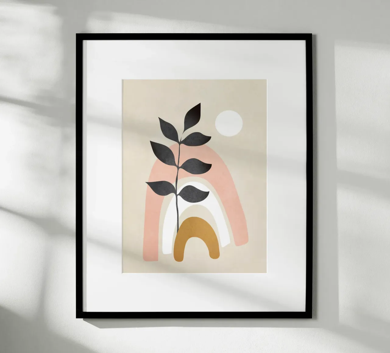 Minimal Abstract Shapes 17 carta hahnemühle da Nadjaa