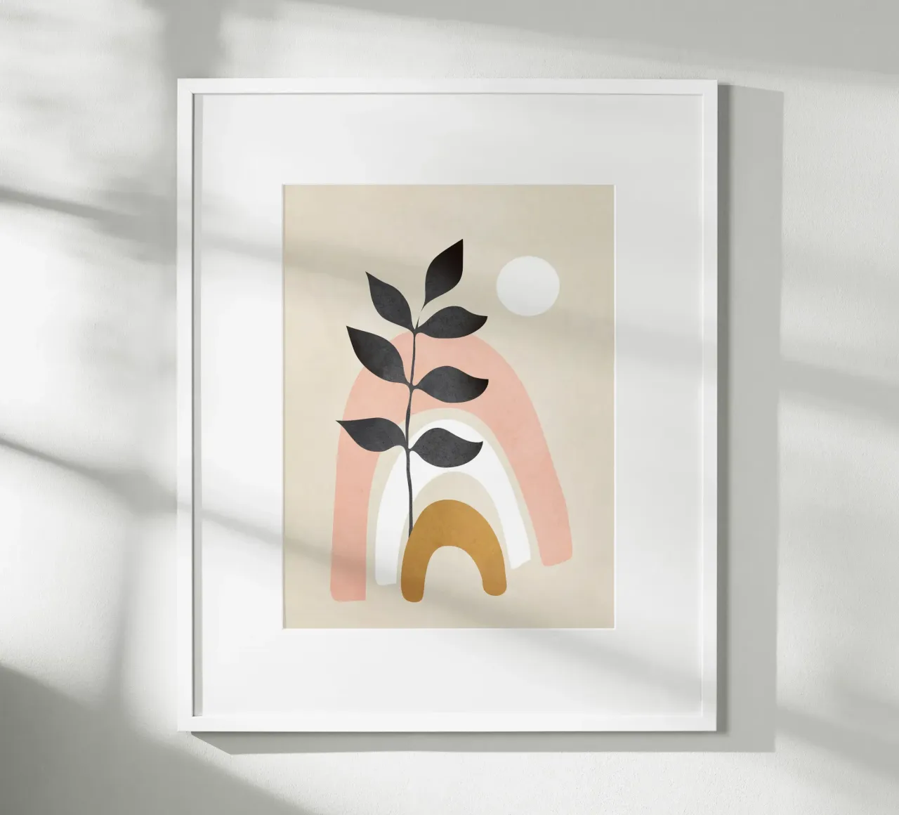 Minimal Abstract Shapes 17 carta hahnemühle da Nadjaa