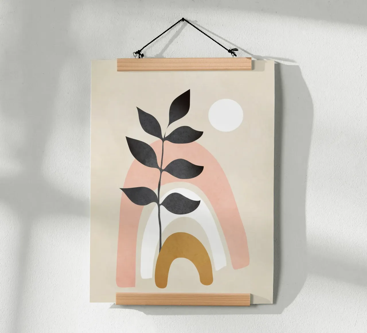 Minimal Abstract Shapes 17 carta hahnemühle da Nadjaa