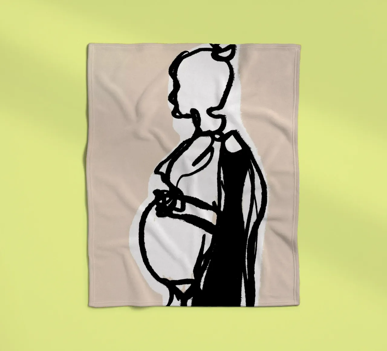 Serie minimalista no.9 coperta in pile da Froilein Juno