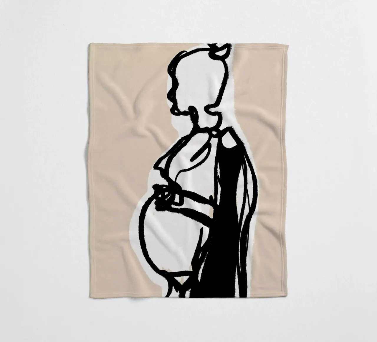 Serie minimalista no.9 coperta in pile da Froilein Juno