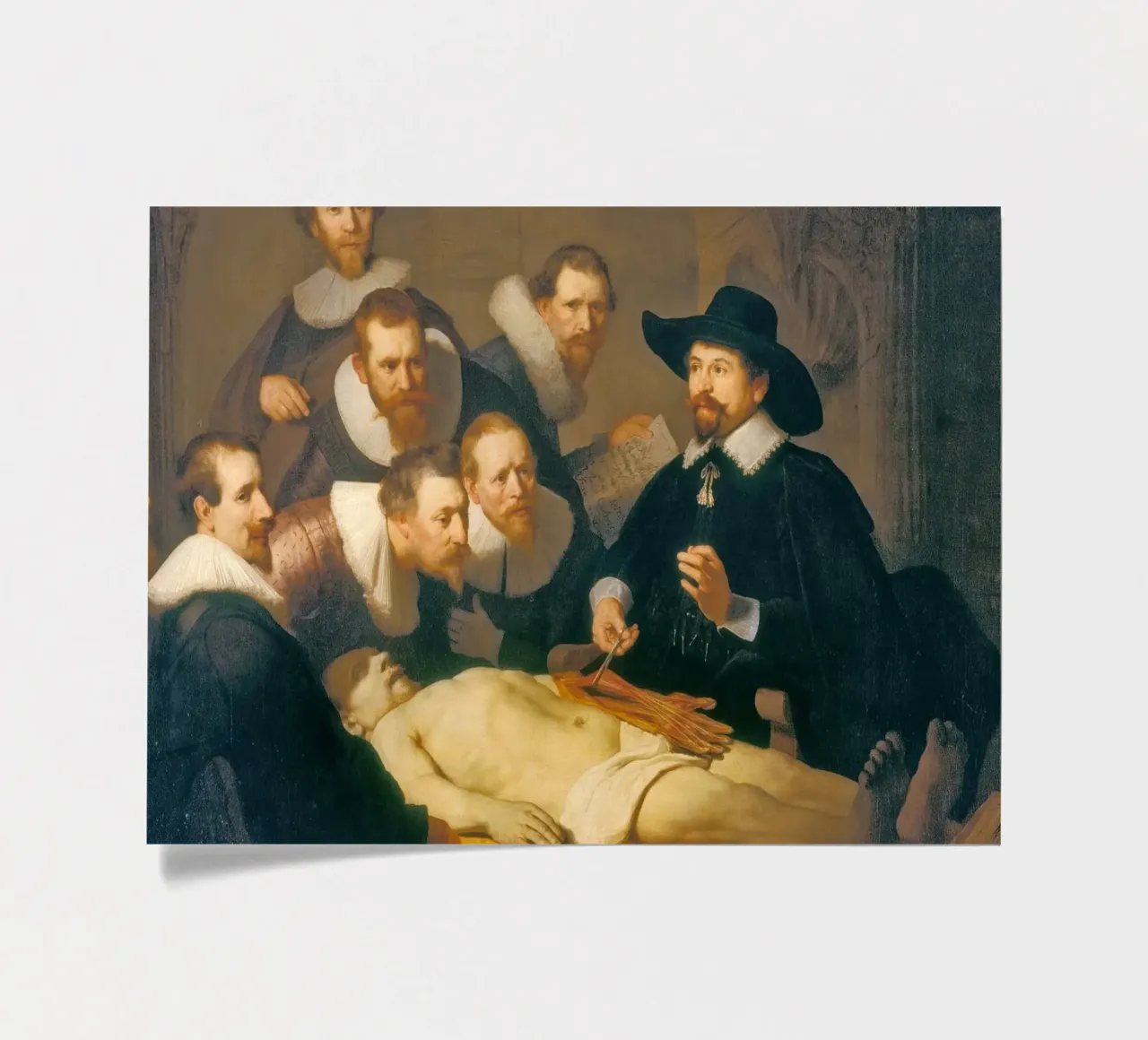 Rembrandt - The anatomy lesson of Dr Nicolaes Tulp sticker sheet by ARTOTHEK