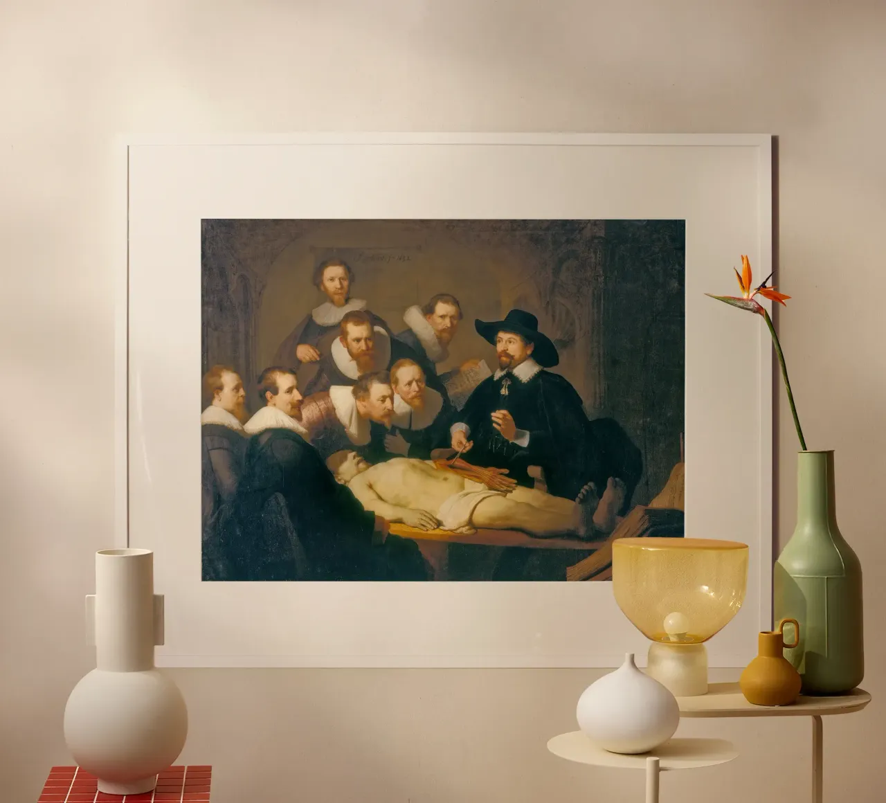 Rembrandt - La lezione di anatomia del dottor Nicolaes Tulp poster da ARTOTHEK