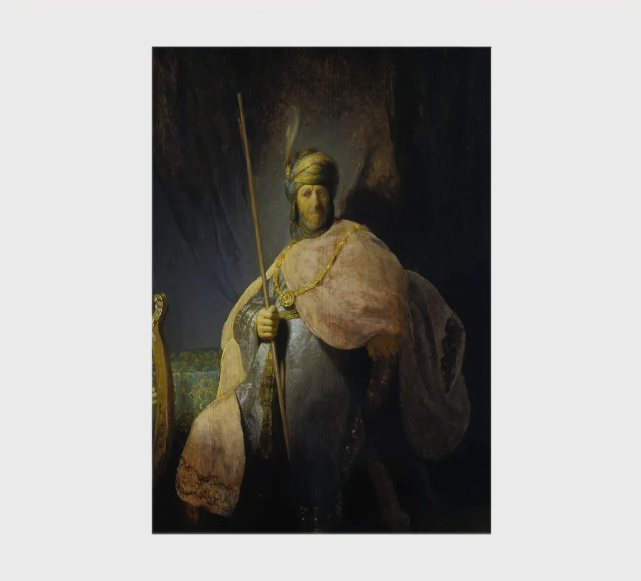 Rembrandt - David Playing the Harp in front of Saul notebook by ARTOTHEK