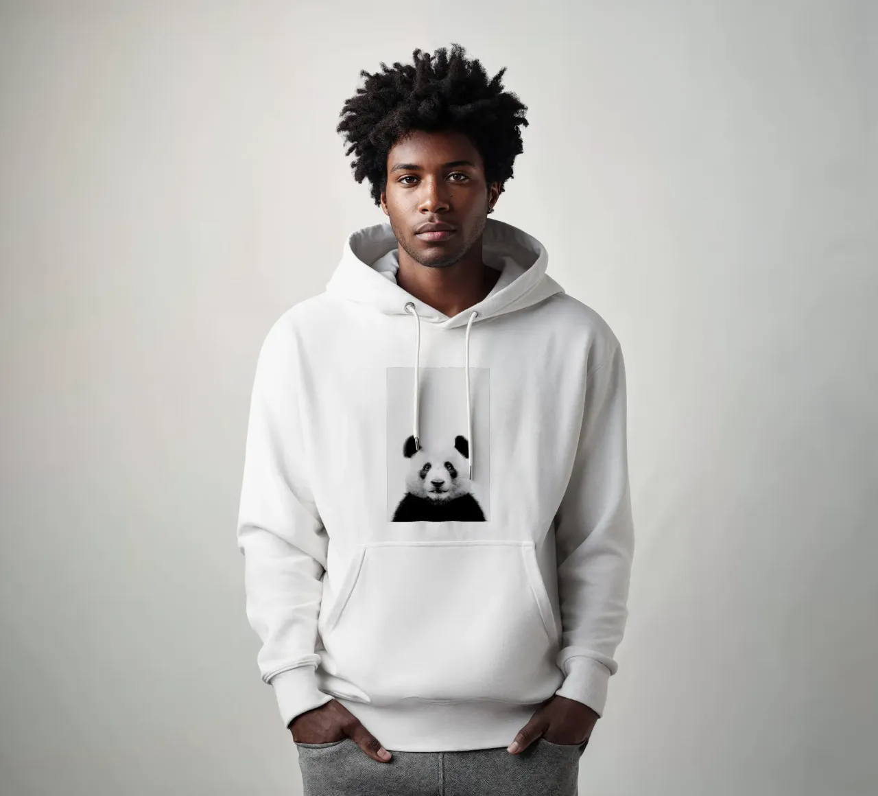 Panda II felpa con cappuccio da Paws & Claws