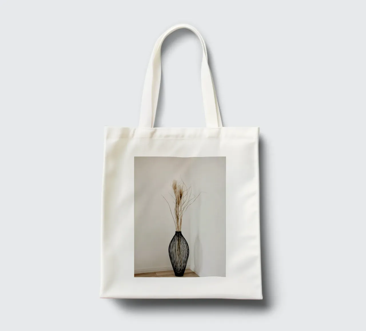 Muted Vase borsa in juta da Sebastian Hilgetag