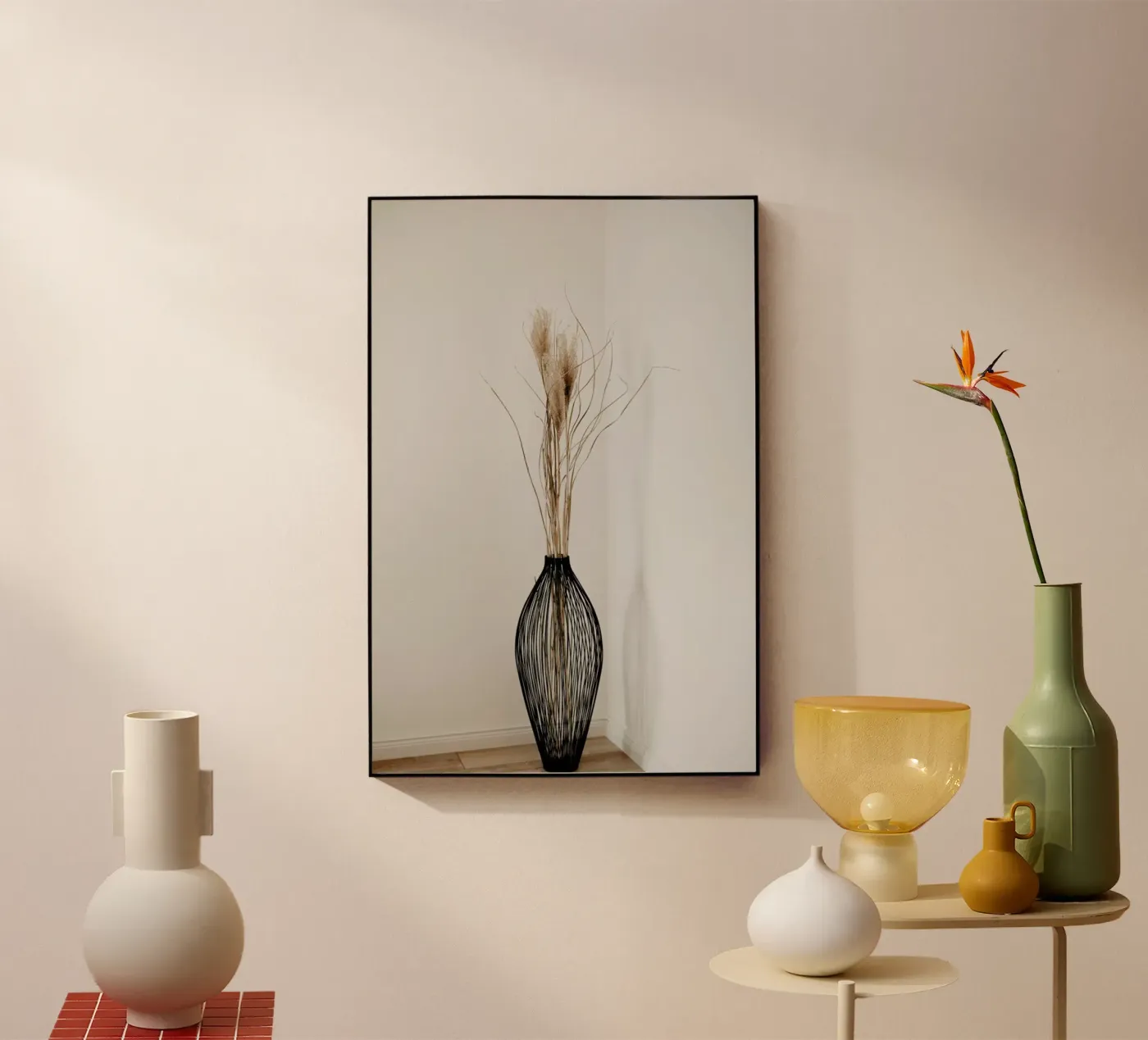 Muted Vase plexiglas de Sebastian Hilgetag