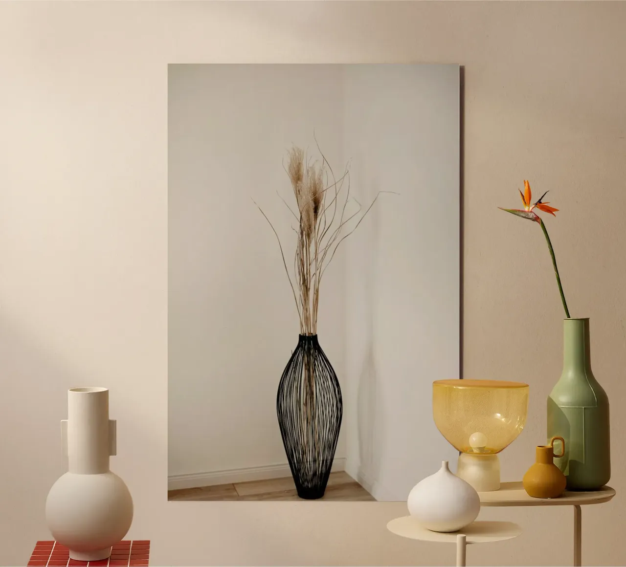 Muted Vase alluminio dibond da Sebastian Hilgetag