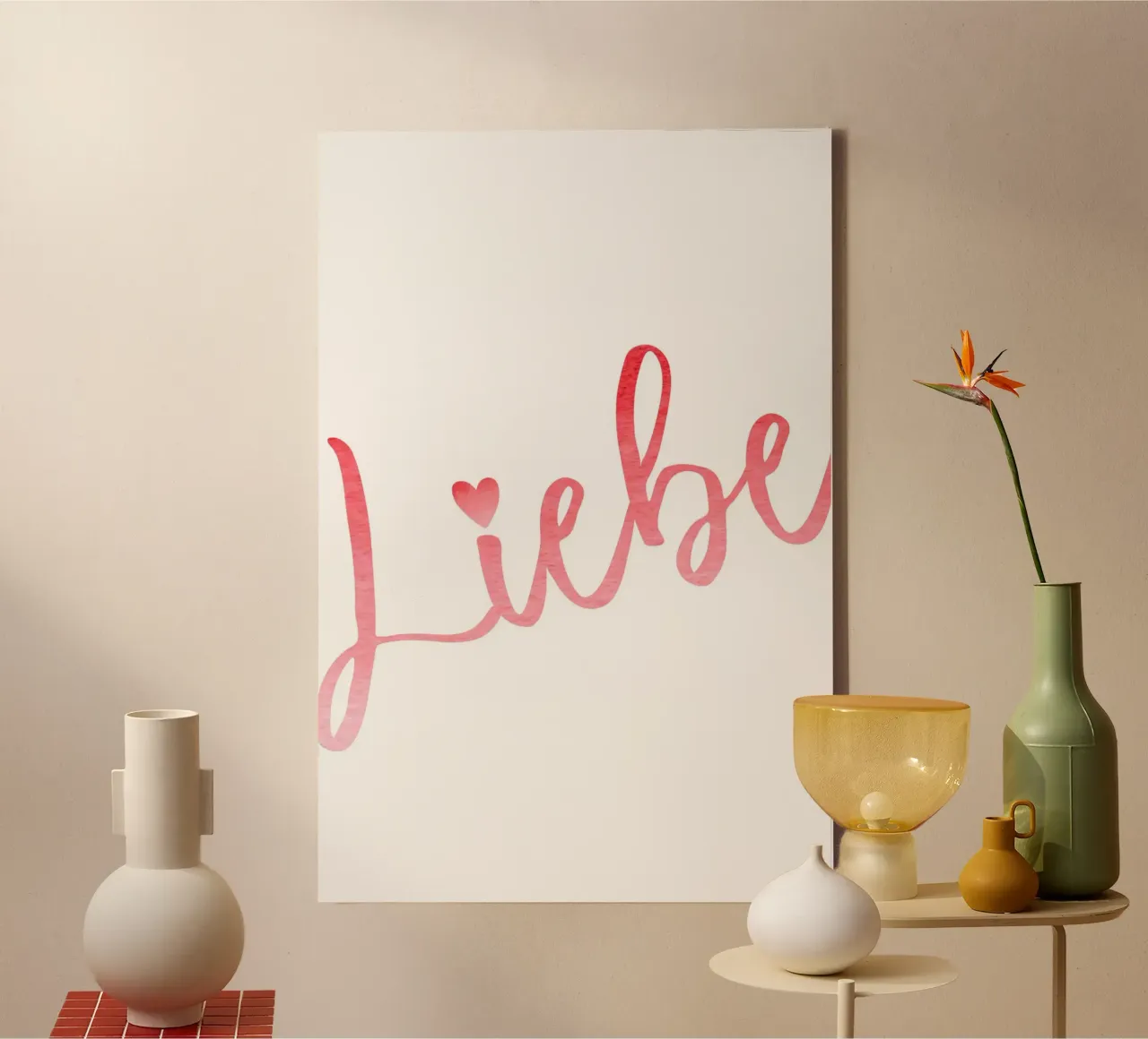 Einfach nur Liebe. tela con Cornice a cassetta da maramirage