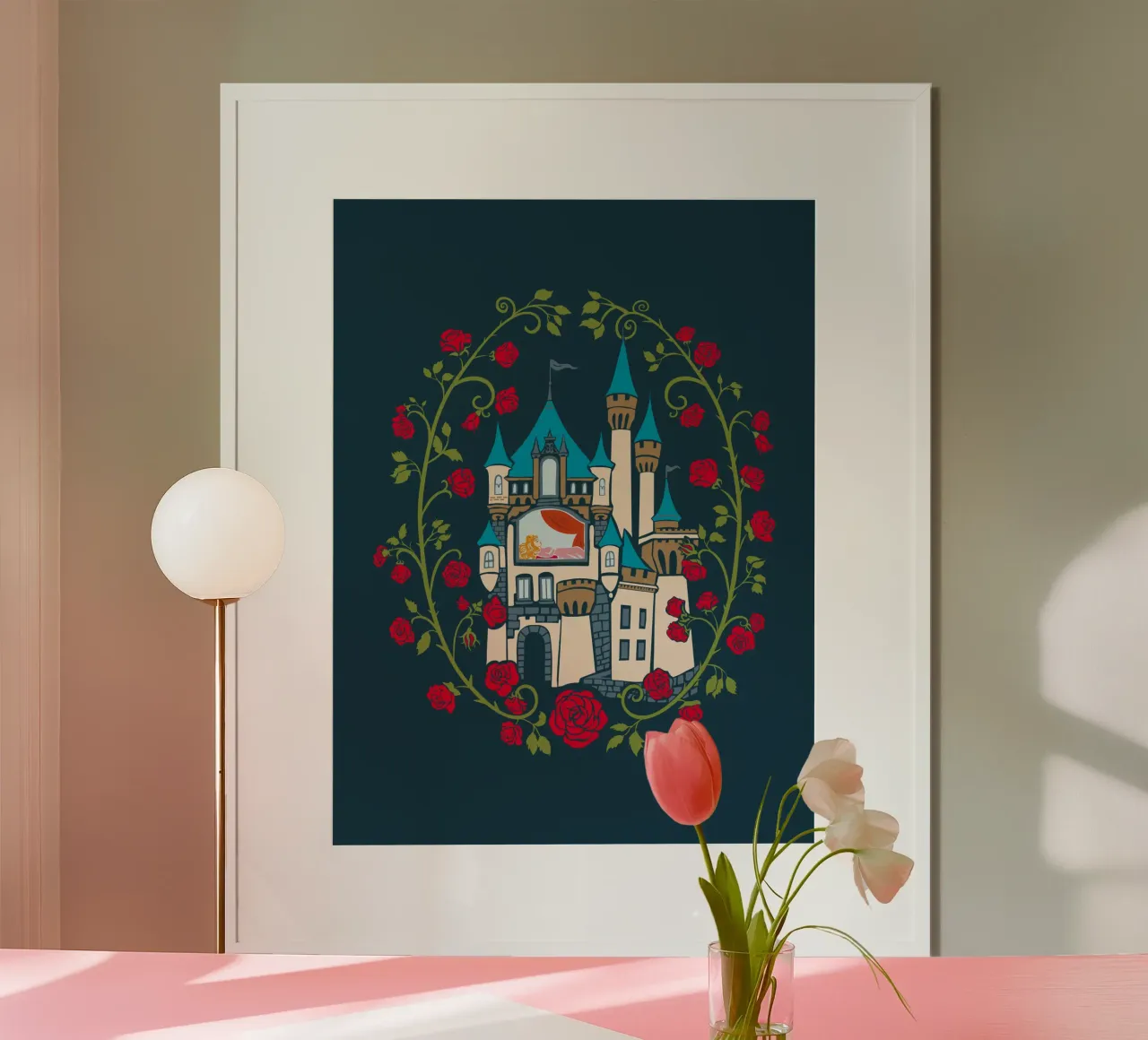 Cuento de hadas de la Bella Durmiente poster de DYDesign