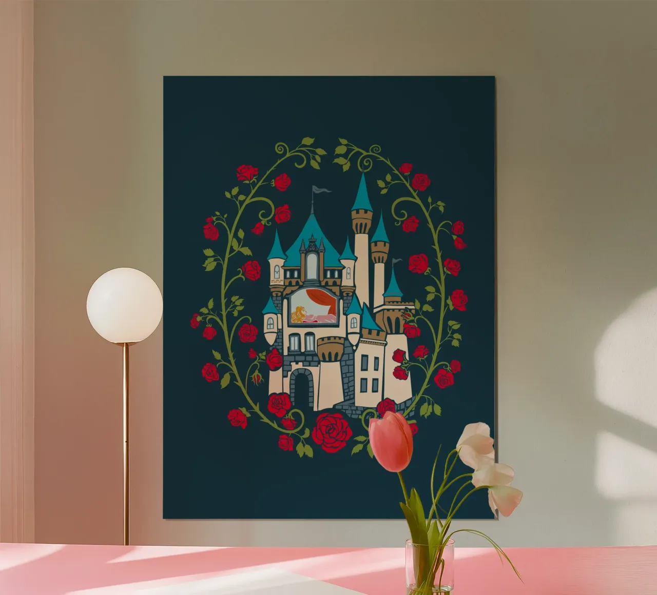 Cuento de hadas de la Bella Durmiente poster de DYDesign