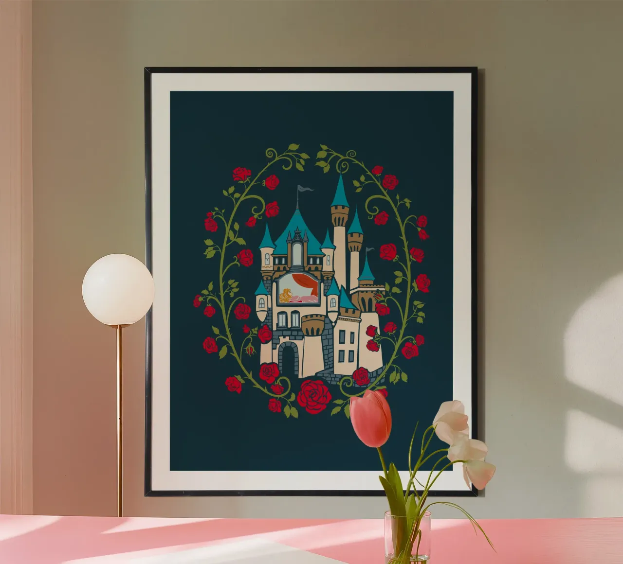Cuento de hadas de la Bella Durmiente poster de DYDesign