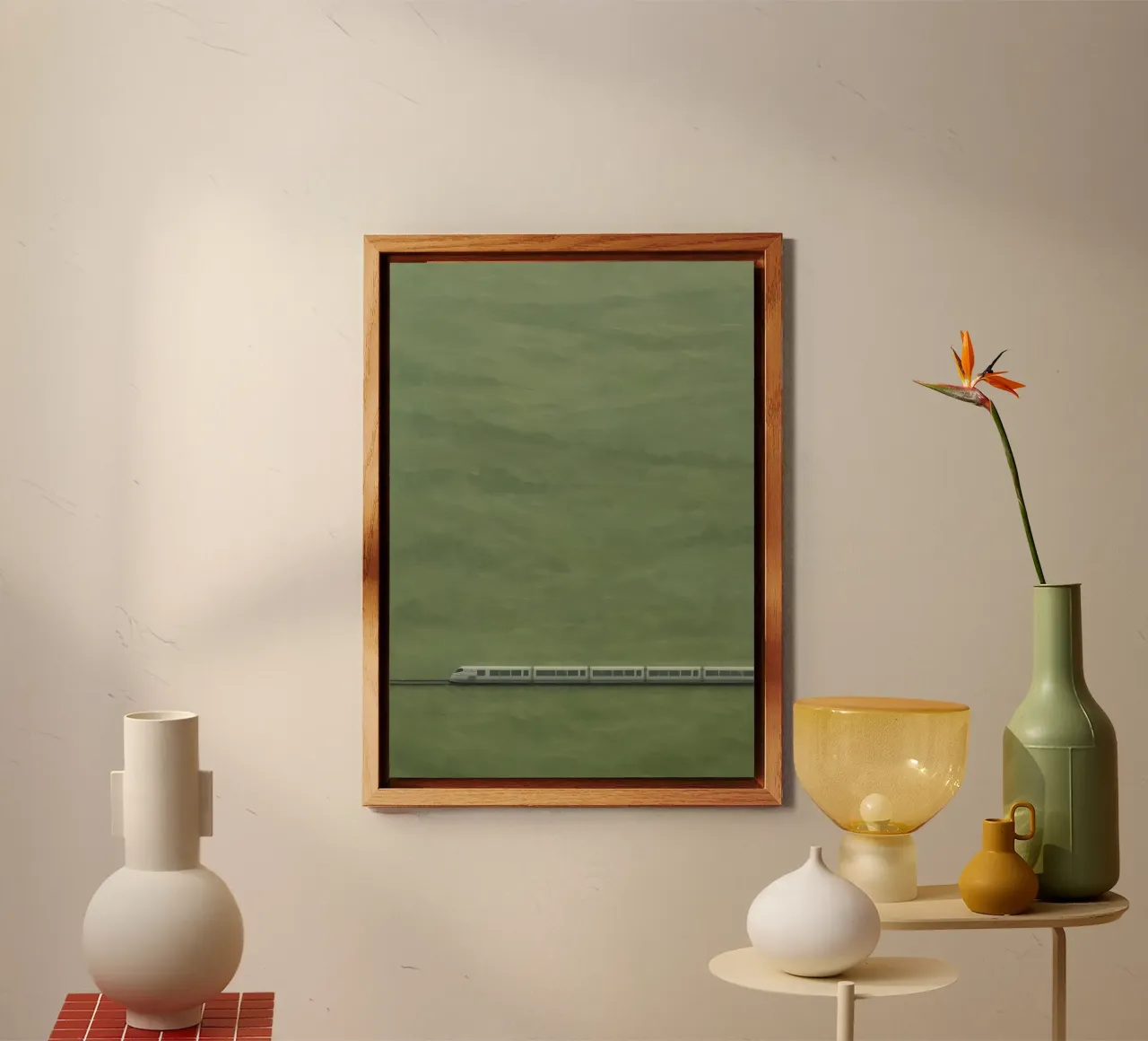 Glide Across Green Fields alluminio dibond da Mosaic Dialogue