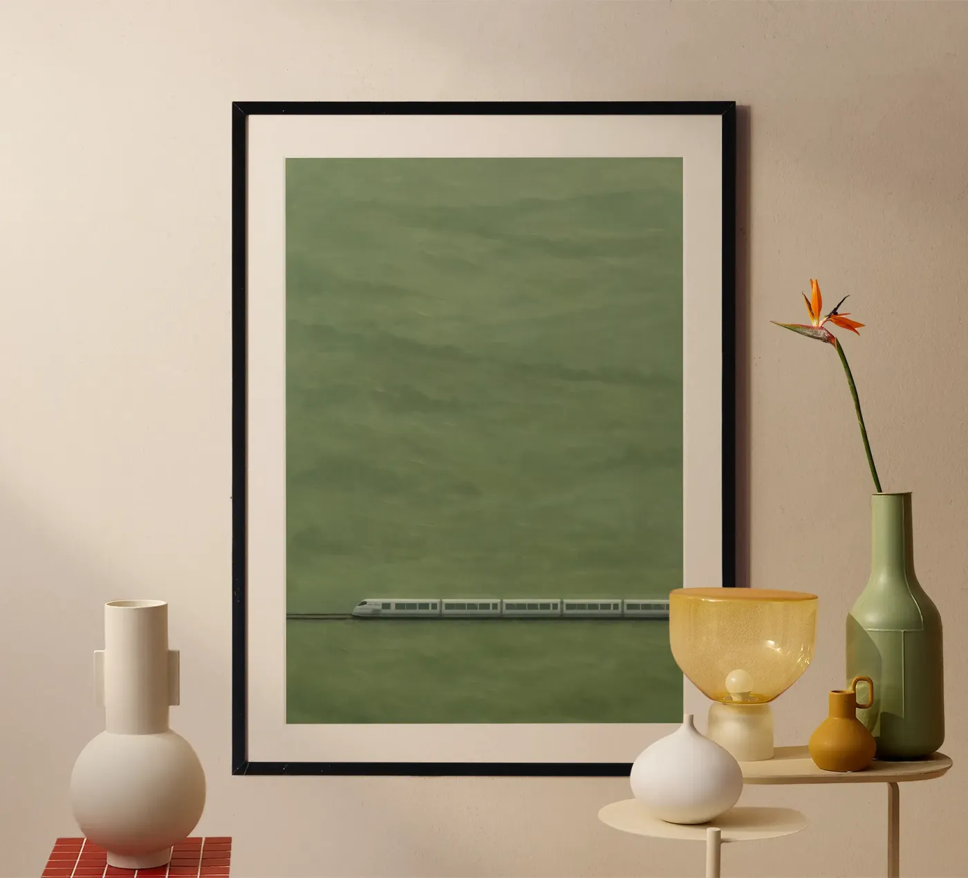 Glide Across Green Fields poster da Tinyverse Studio