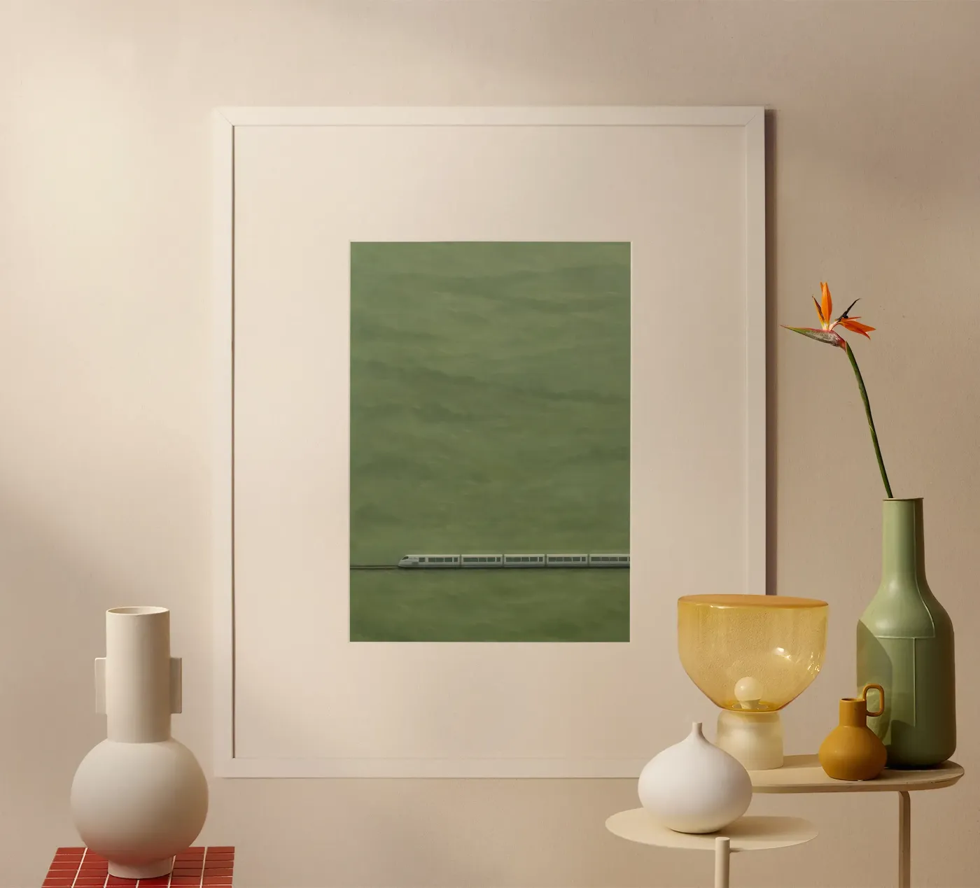 Glide Across Green Fields poster da Tinyverse Studio