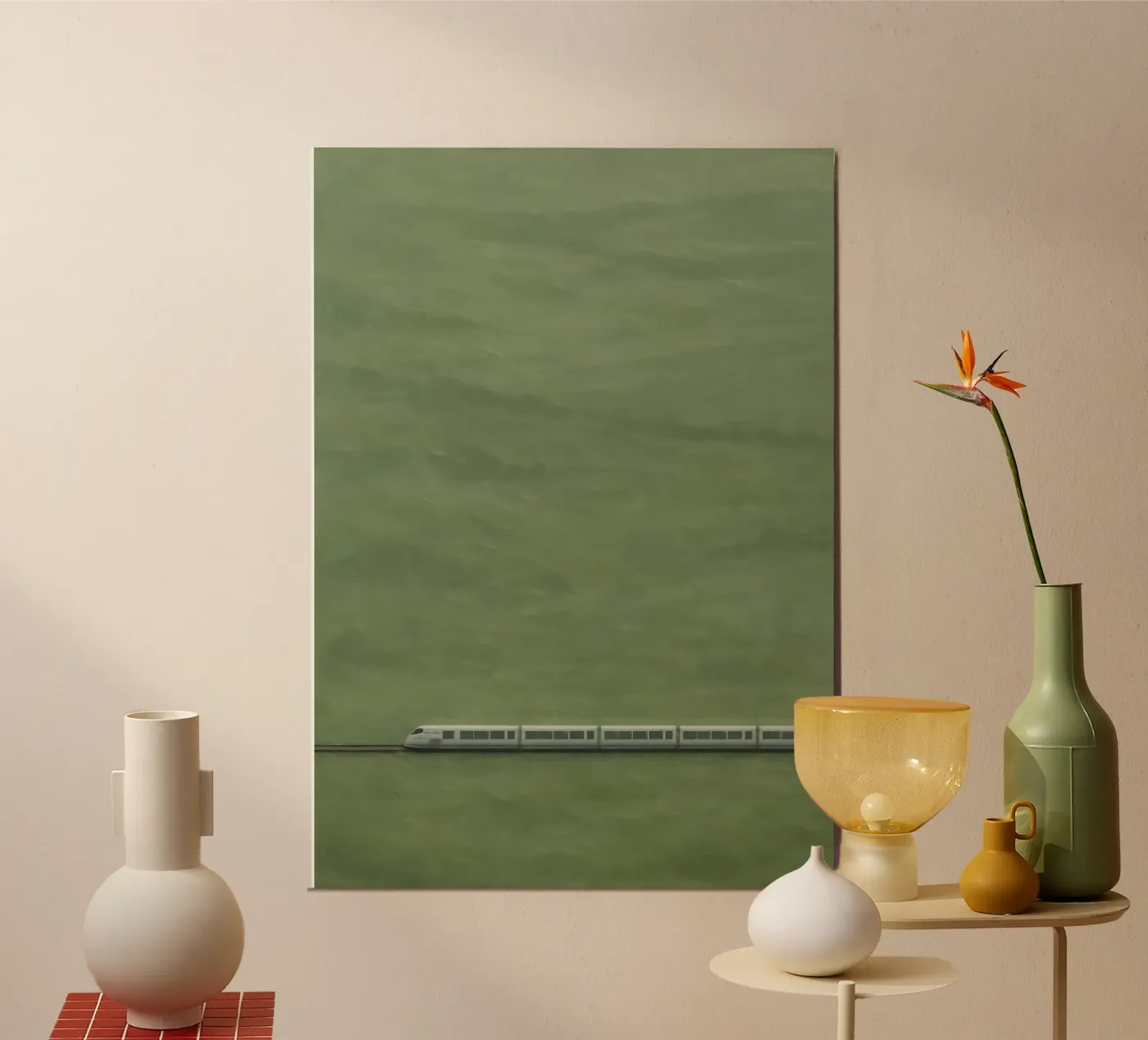 Glide Across Green Fields poster da Tinyverse Studio