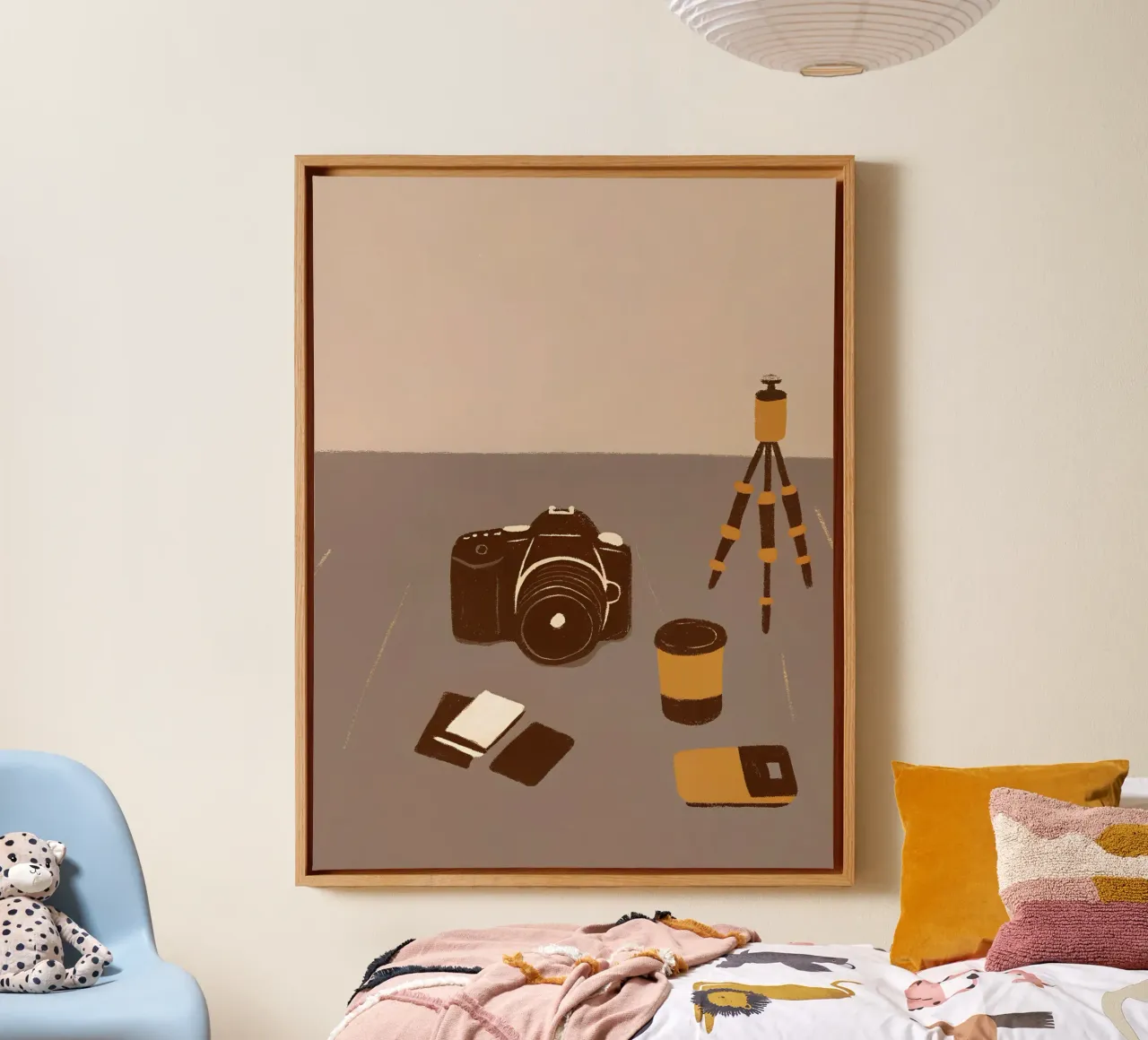Attrezzatura fotografica Macchina fotografica tela con Cornice a cassetta da PERSONAL TOUCH