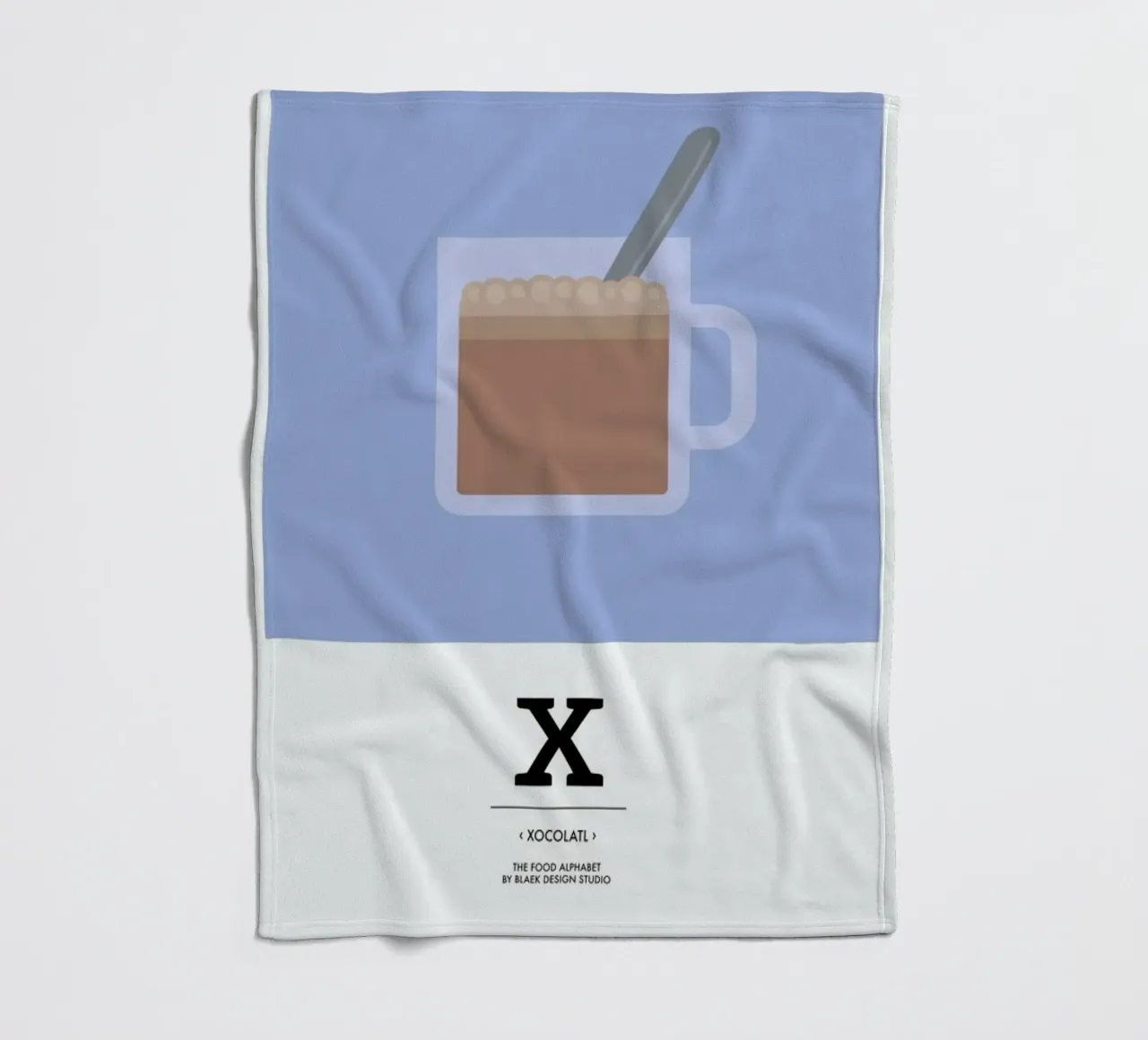 „The Food Alphabet“ - X like Xocolatl coperta in pile da BLAEK Design Studio