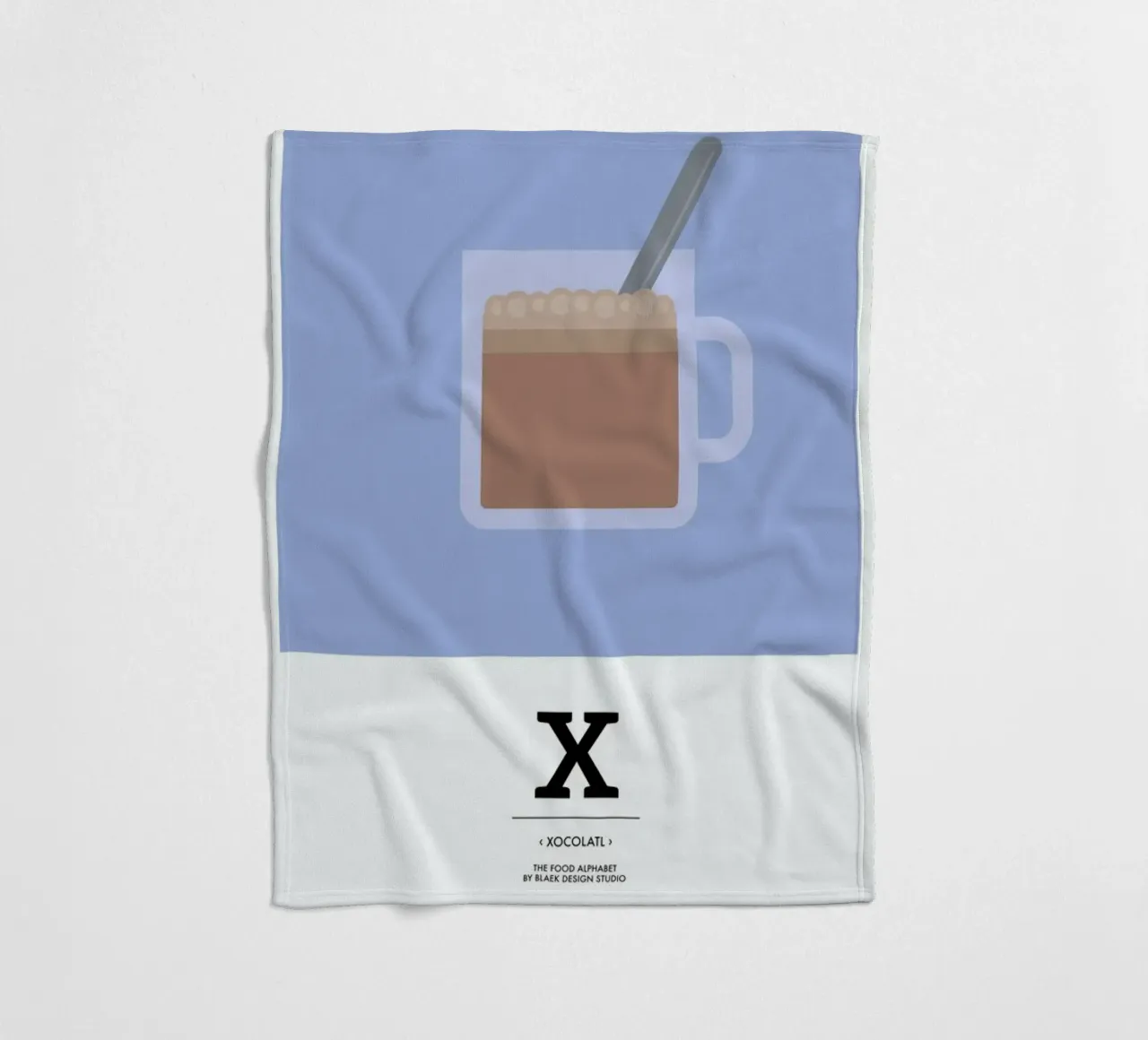 „The Food Alphabet“ - X like Xocolatl coperta in pile da BLAEK Design Studio