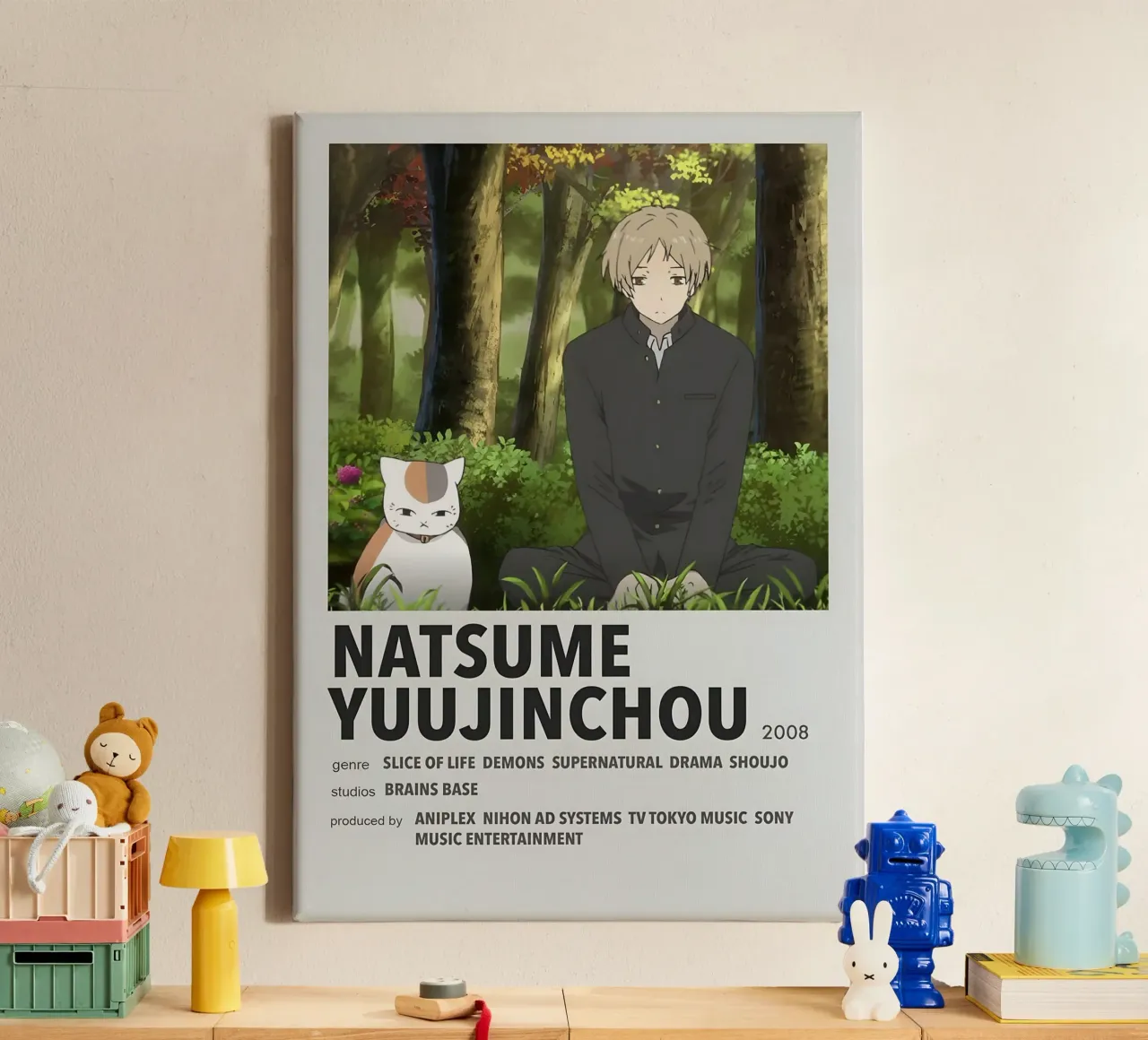 NATSUME YUUJINCHOU  2008 tela con Cornice a cassetta da Totoya