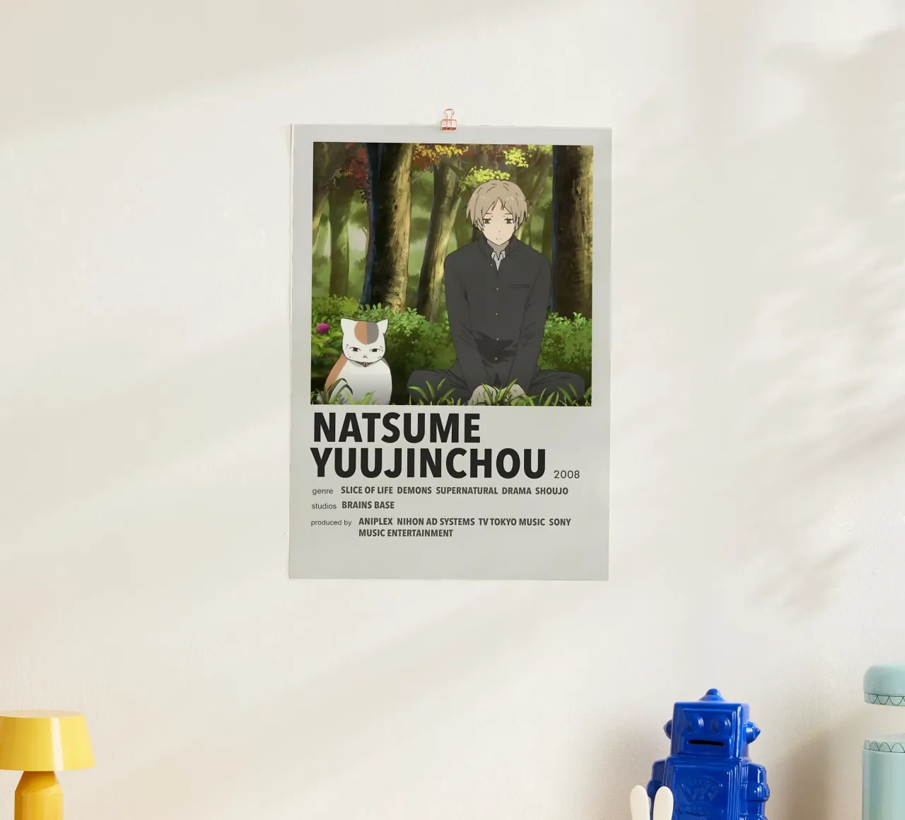 NATSUME YUUJINCHOU  2008 poster da Totoya