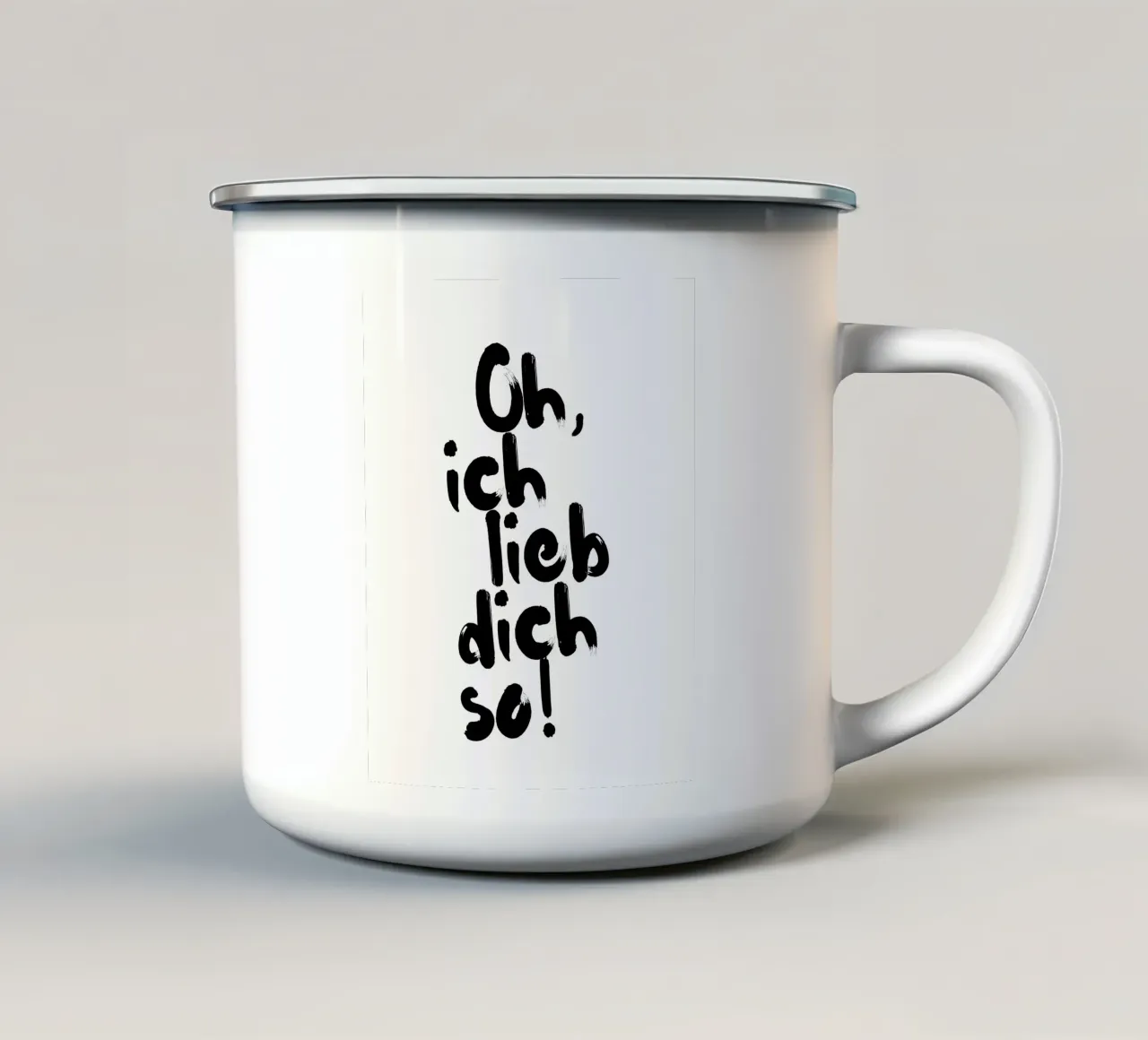 Oh, ich lieb dich so tazza in smalto da Ohkimiko