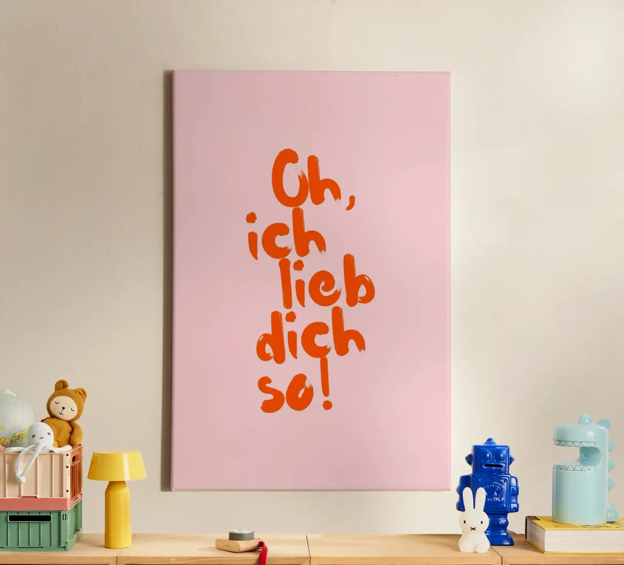 Oh, ich lieb dich so canvas by Ohkimiko