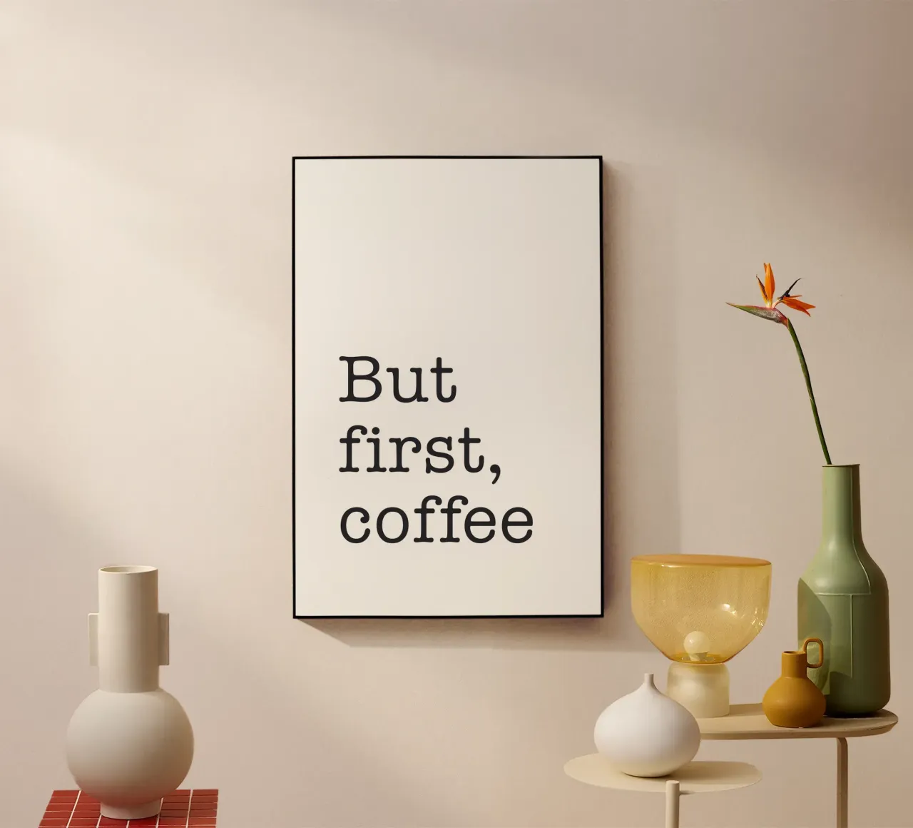 Ma prima il caffè plexiglass da NouveauPrints