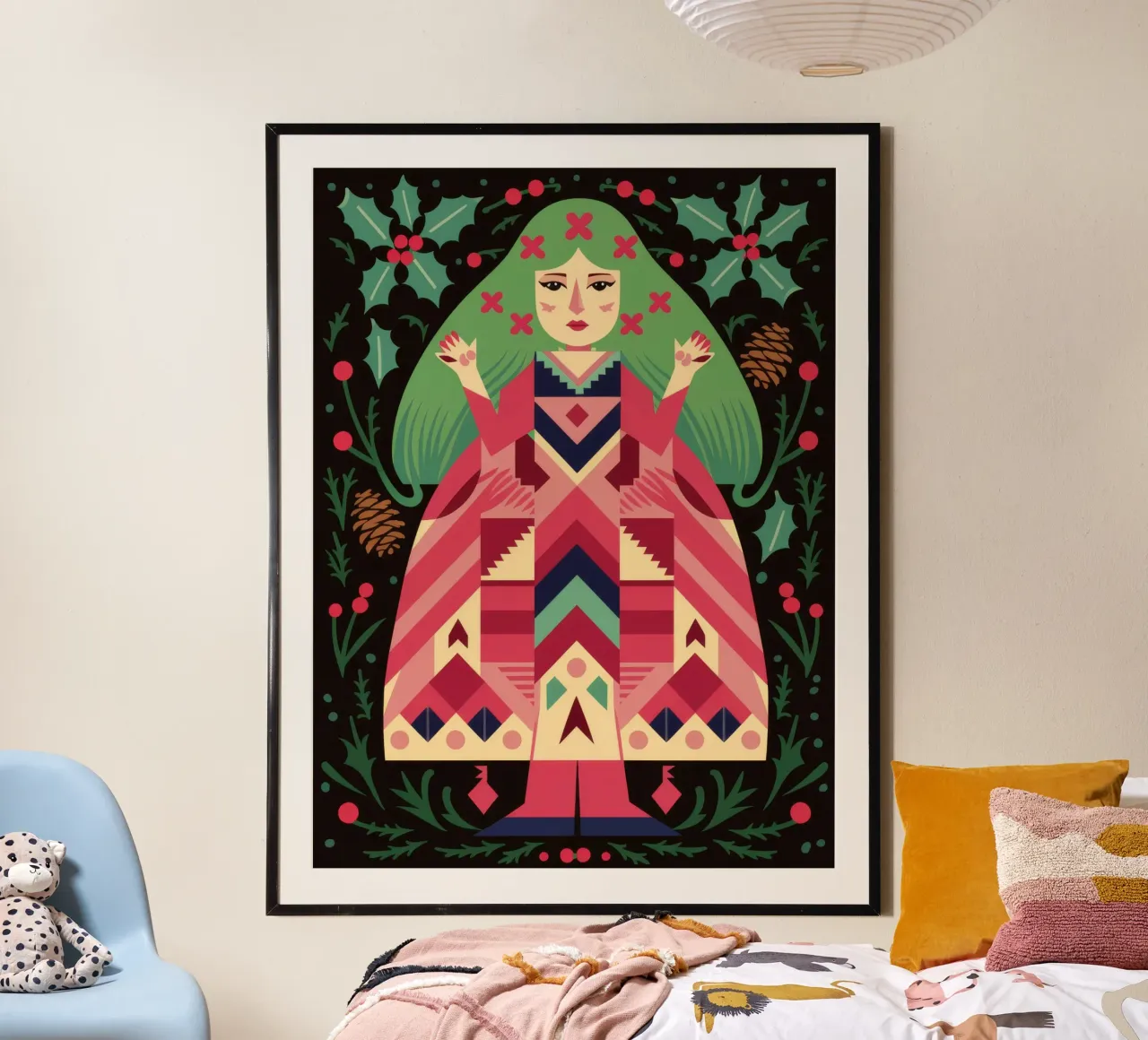 Fusione di motivi geometrici carta hahnemühle da Ivory Frame