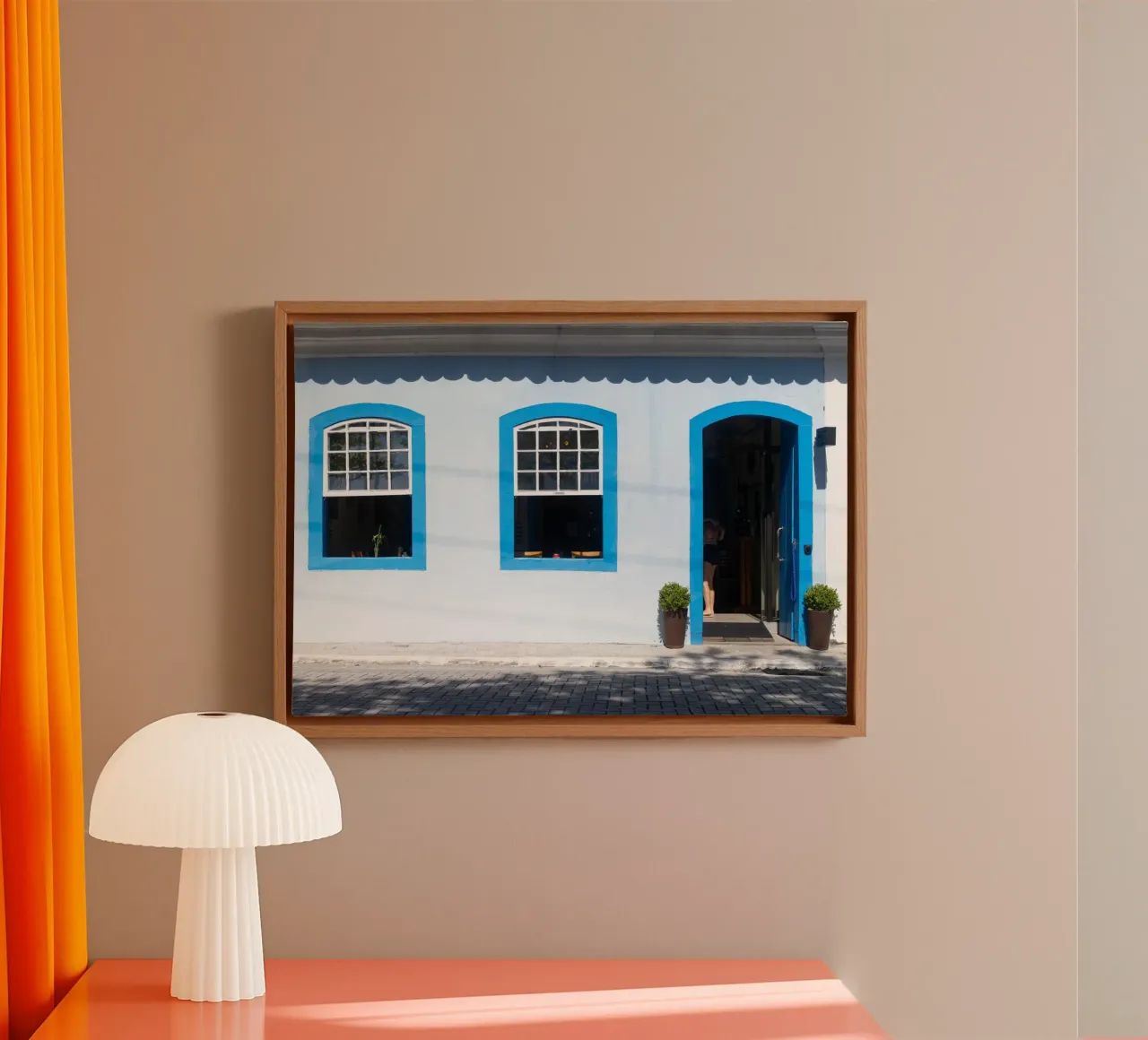 Stedelijk #3 canvas met Baklijst van rafael campezato