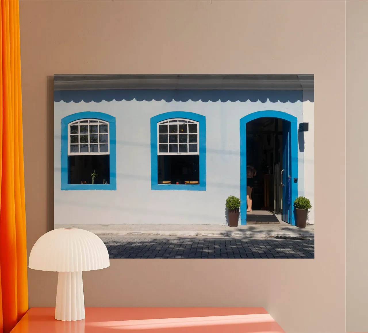 Stedelijk #3 canvas met Baklijst van rafael campezato