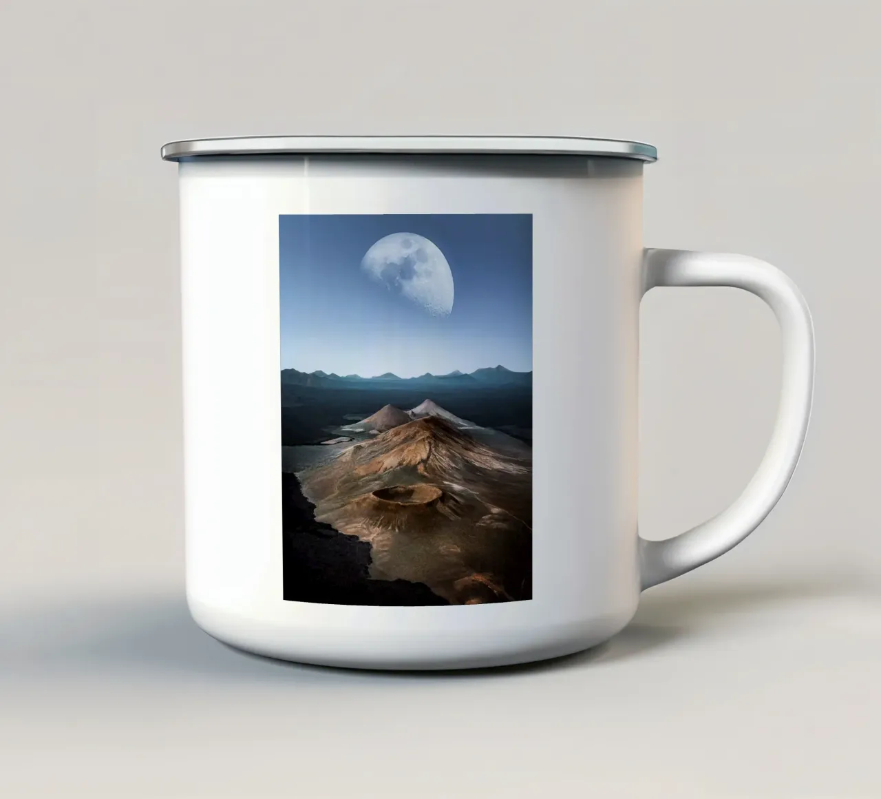 Volcanis tazza in smalto da Stellar Dream Art