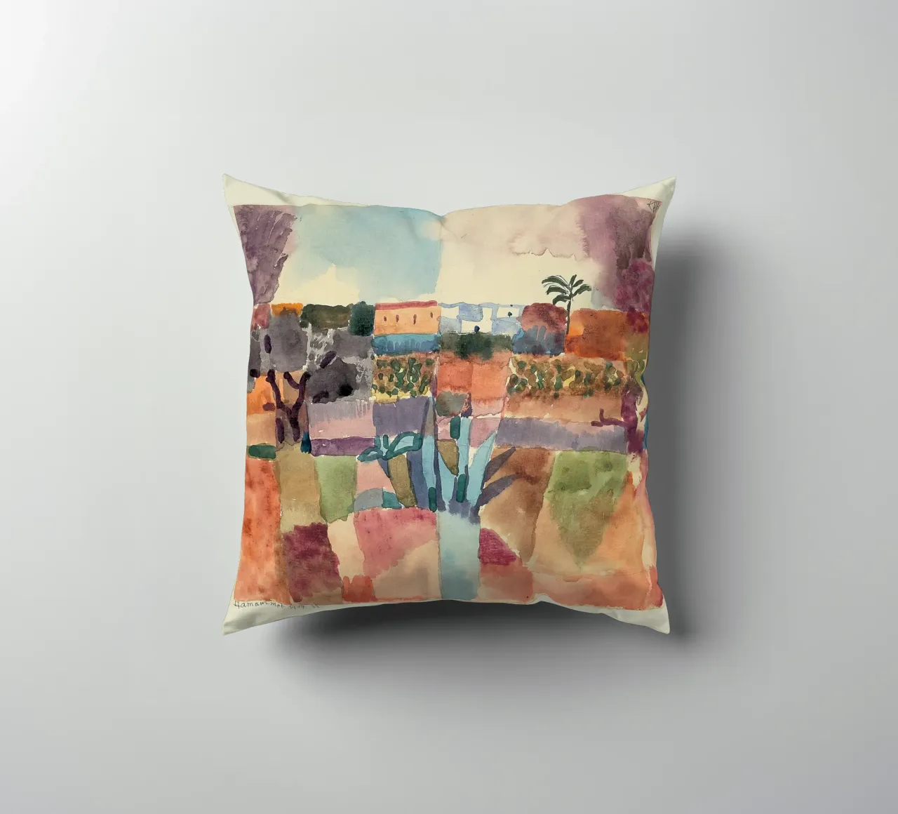 Paul Klee - Hammamet 1914 cuscino da ARTOTHEK